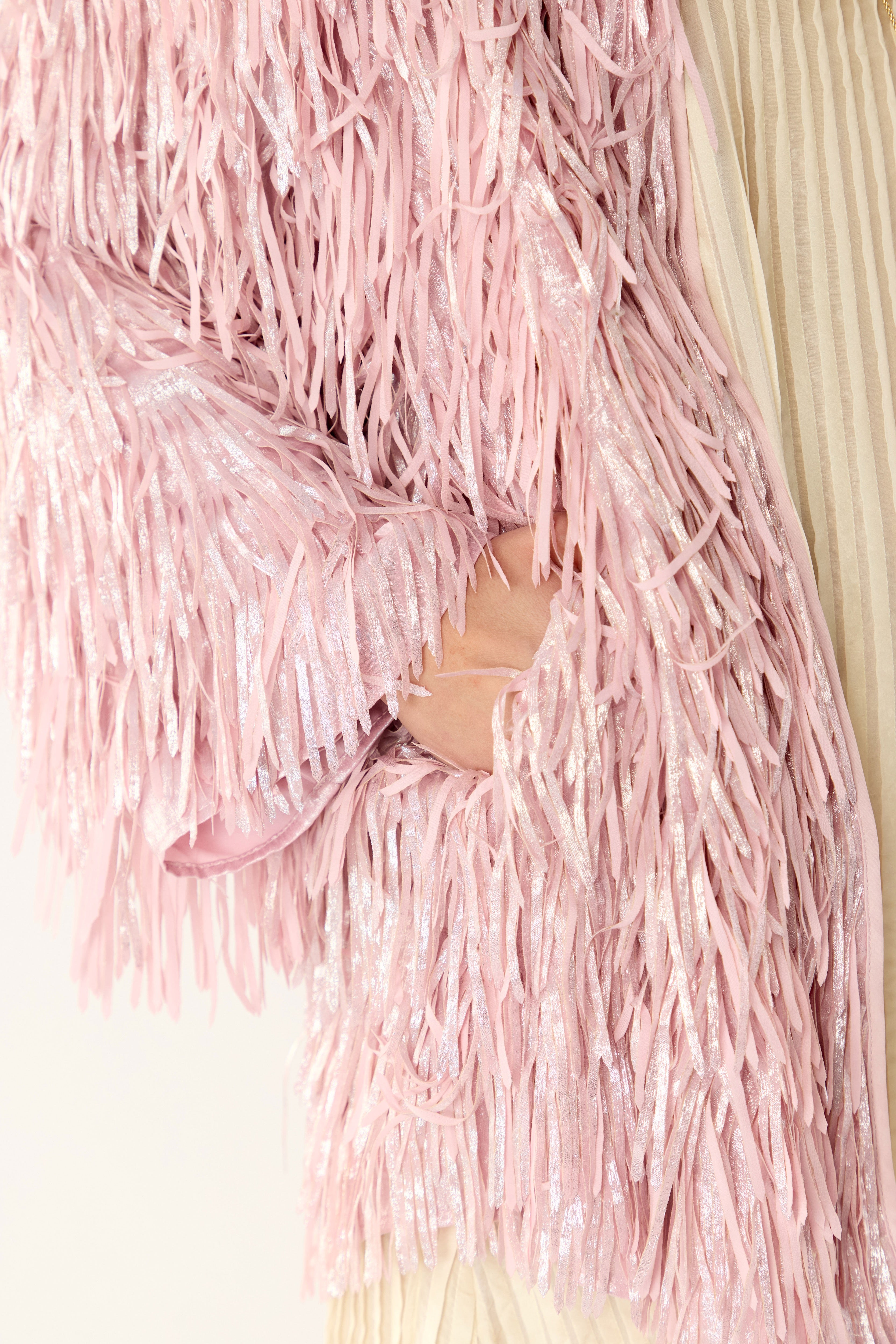 Anna Mae Metallic Tassel Jacket