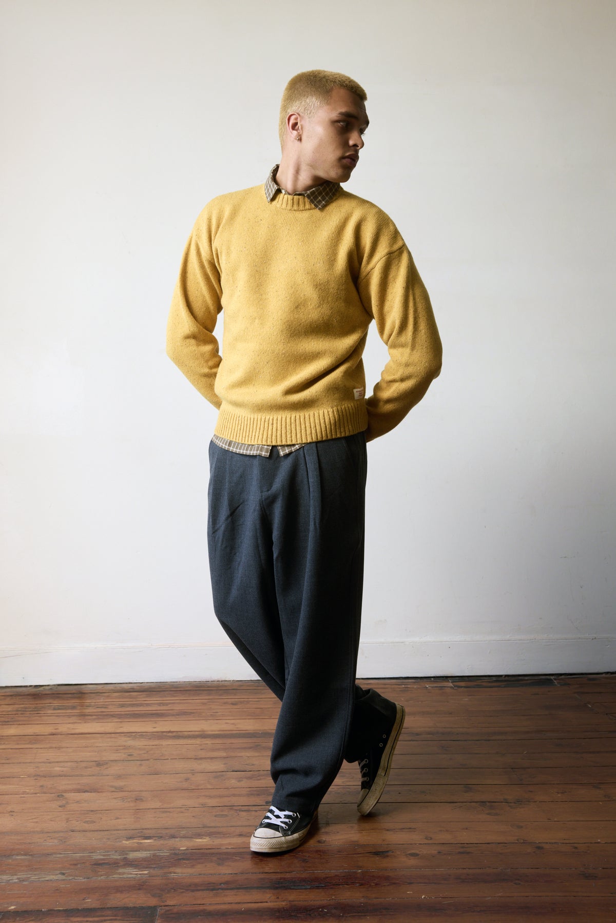 Repare Goods Crew Neck Knit