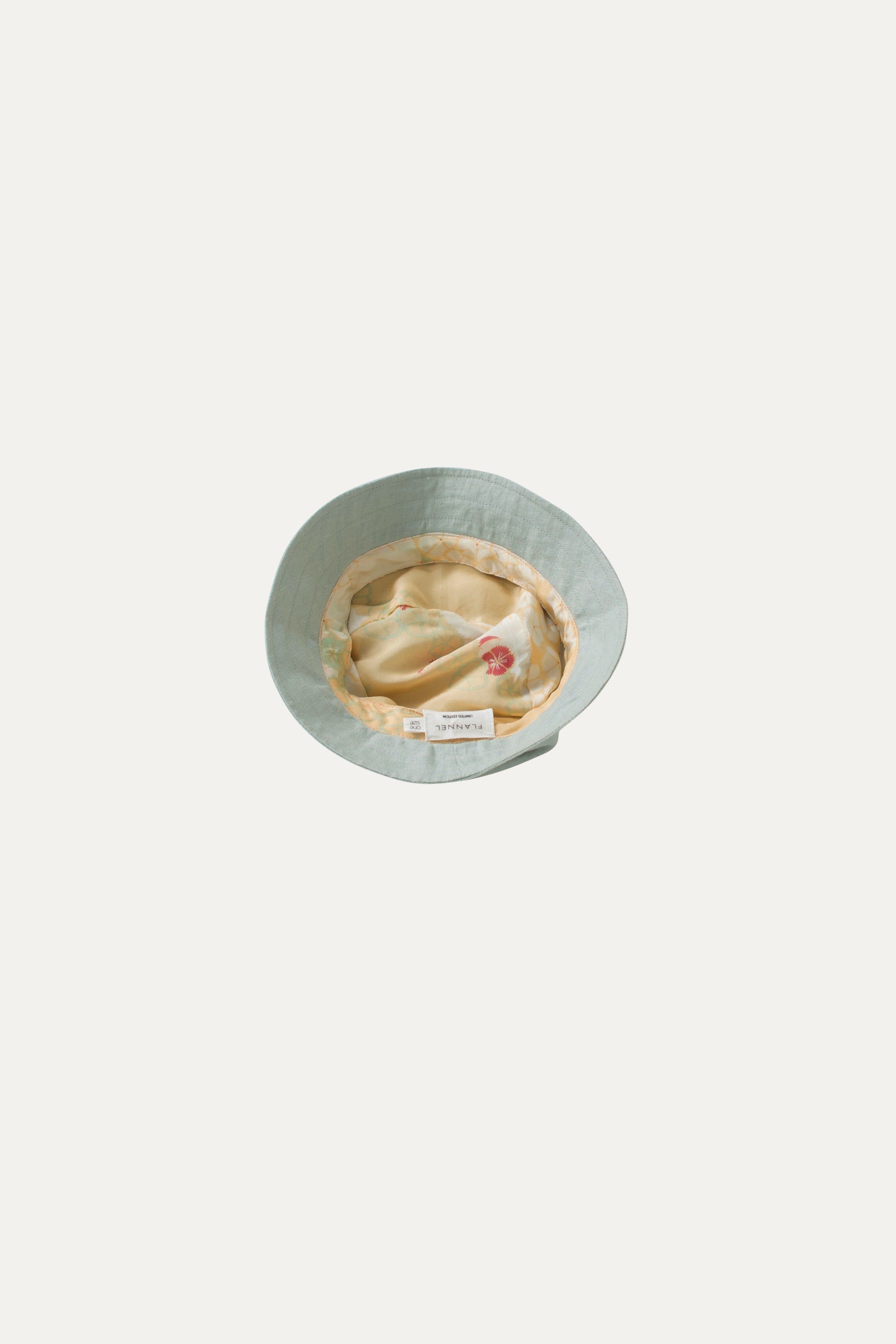 Gabriella Linen Bucket Hat