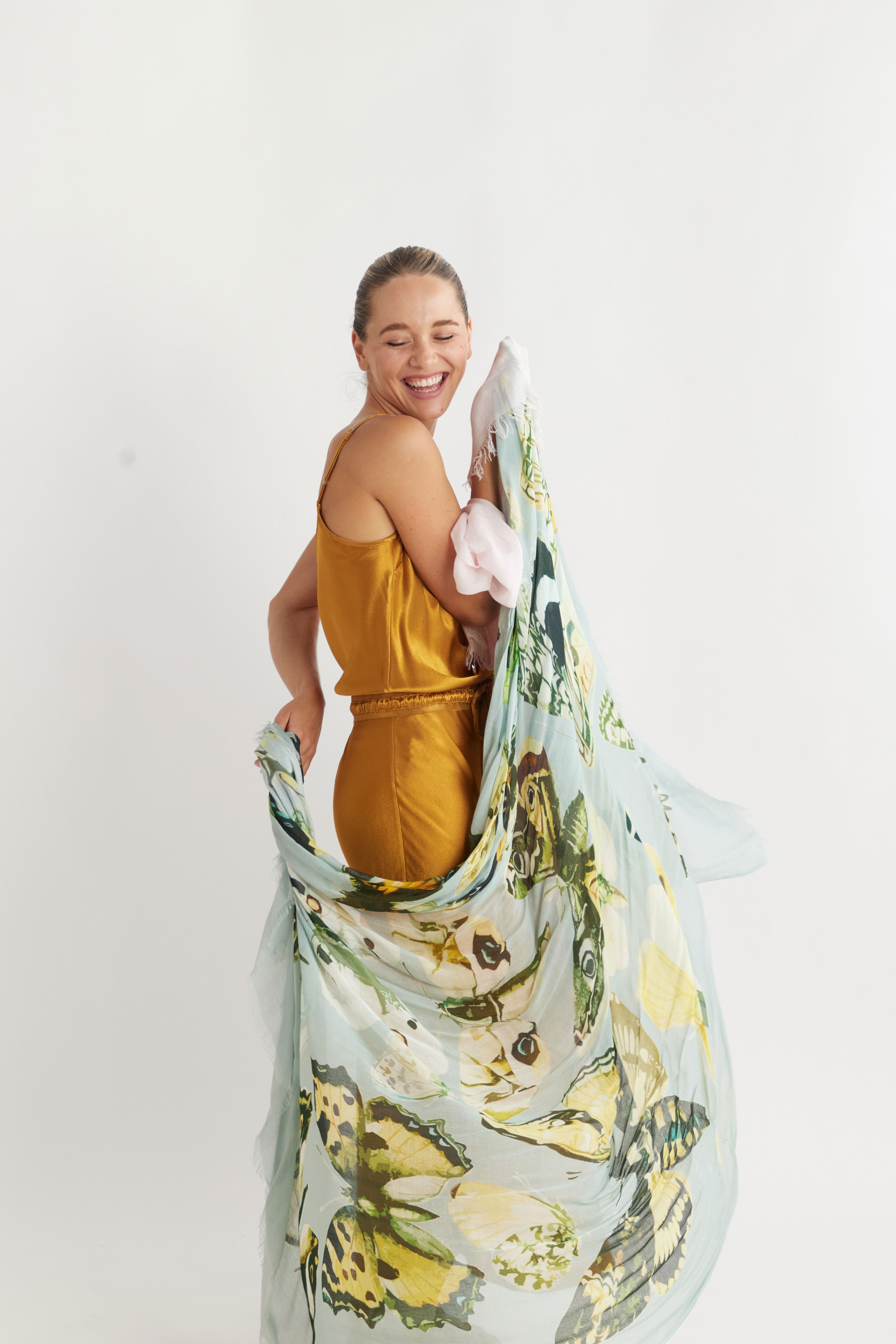 Apothecary Micromodal Butterfly Print Scarf