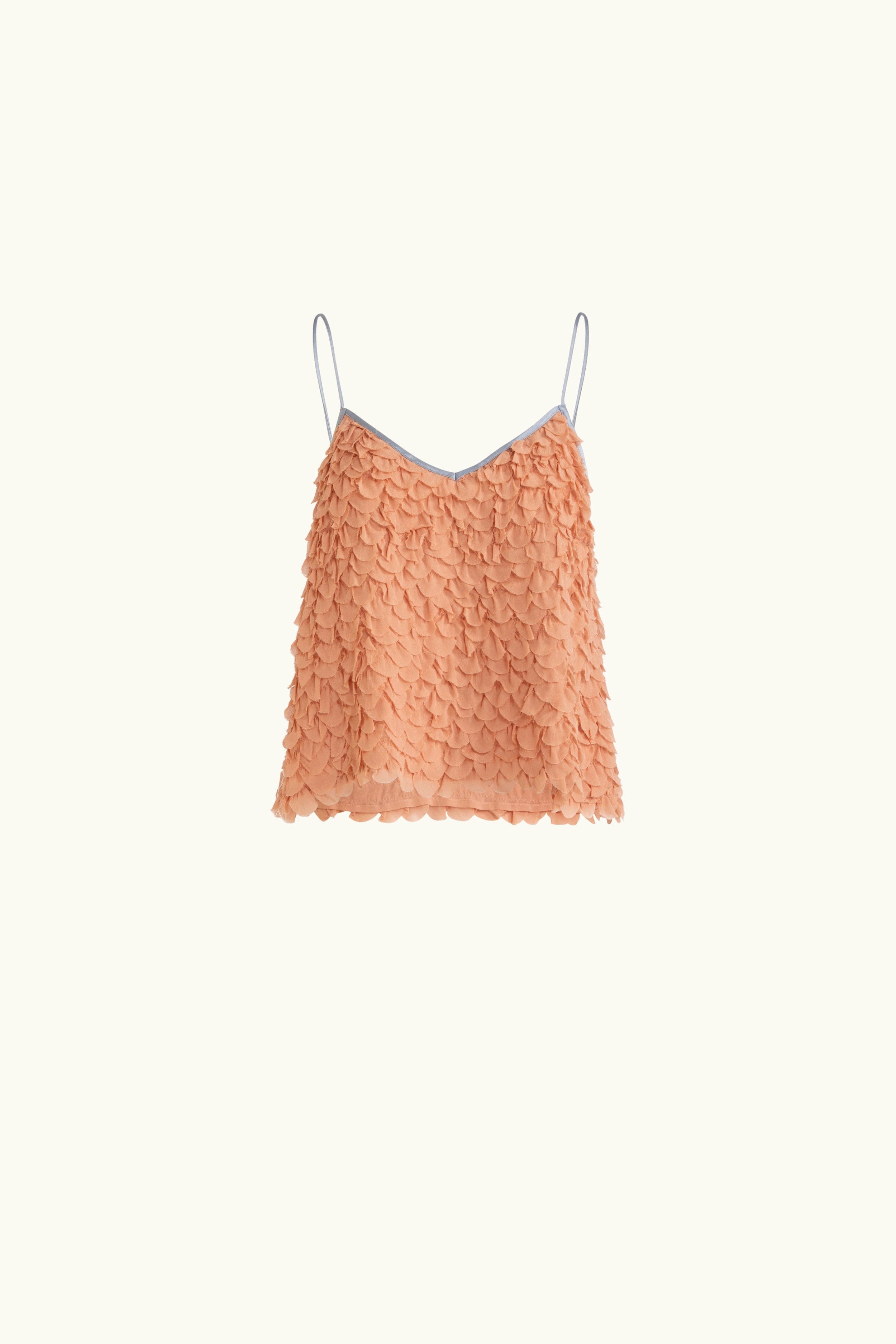 Addie Scalloped Chiffon Cami