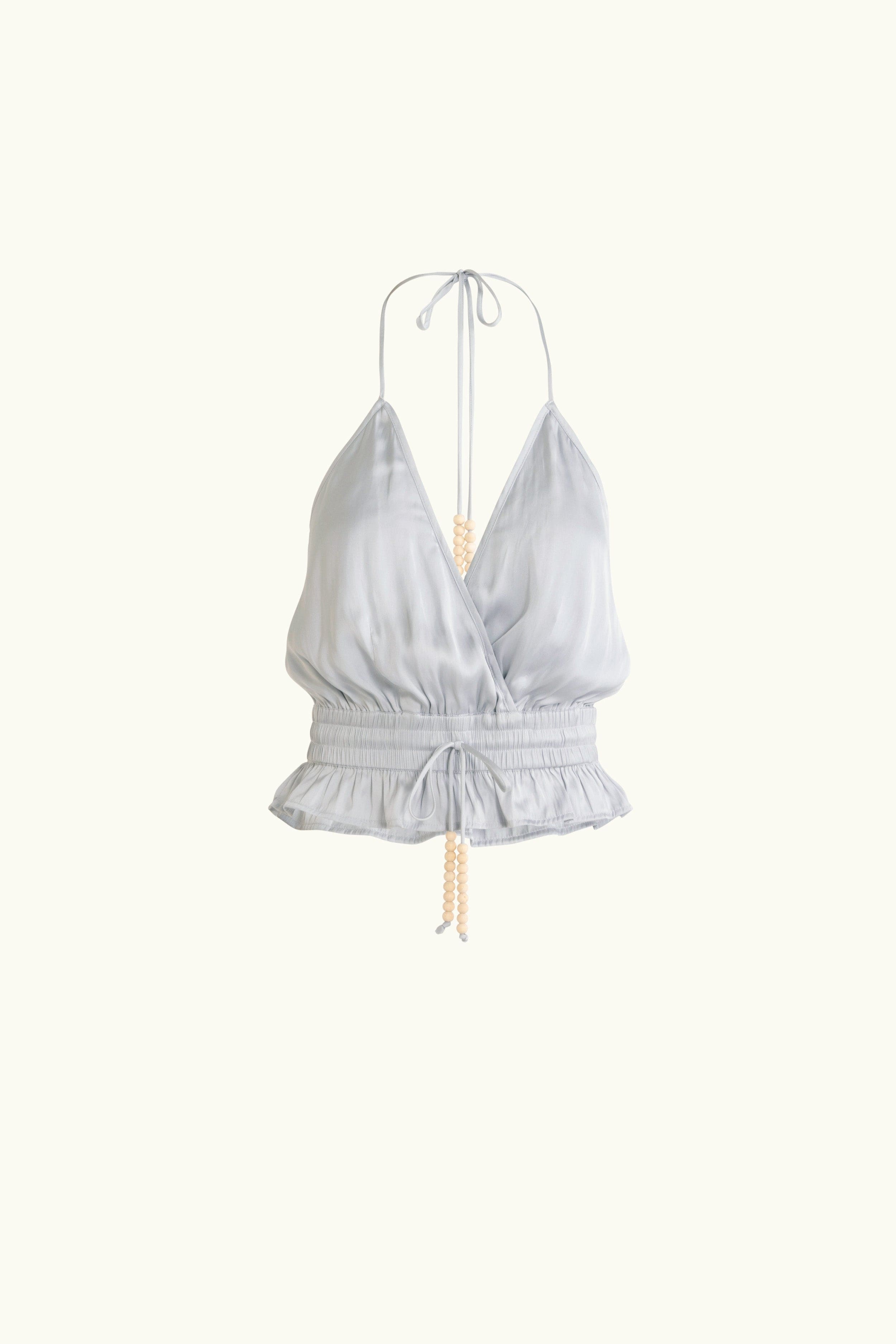 Alina Satin Halter Top