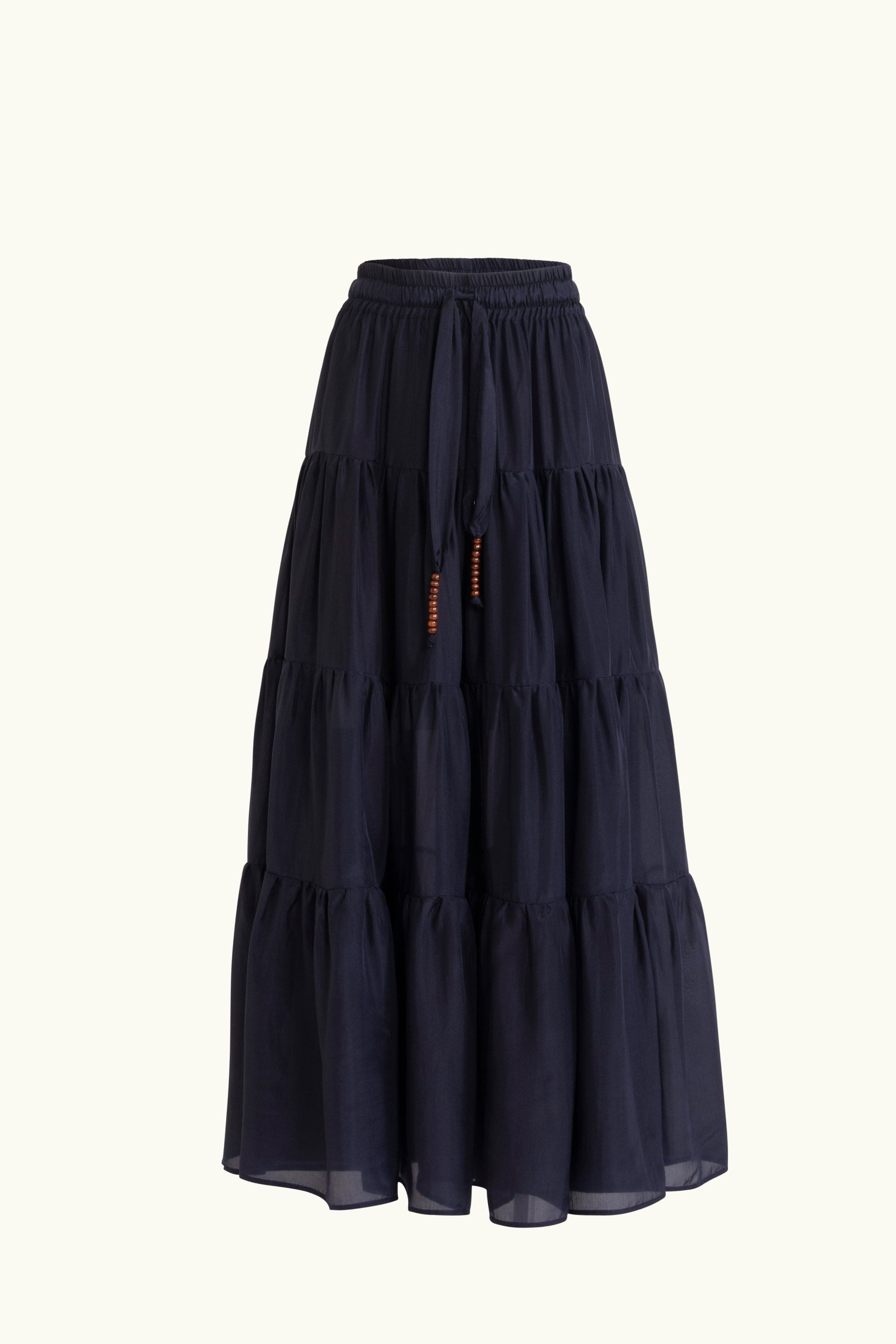 Amal Silk Habotai Skirt