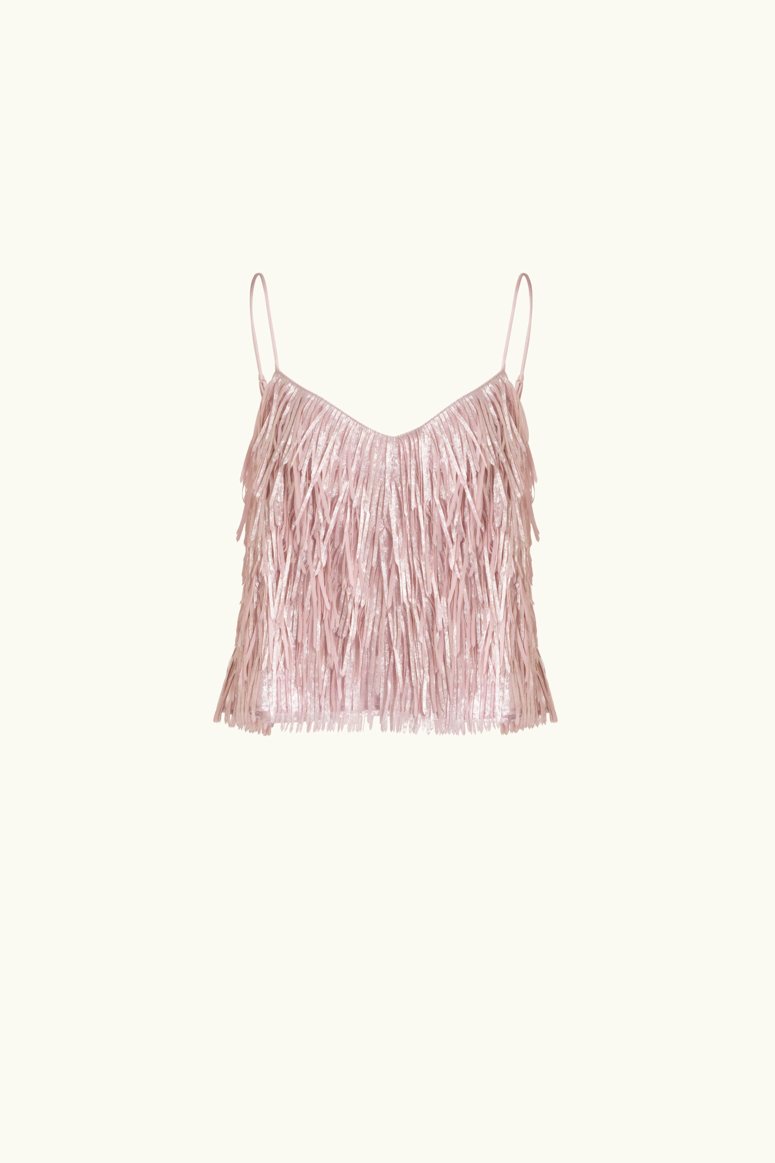 Anna Mae Metallic Tassel Cami