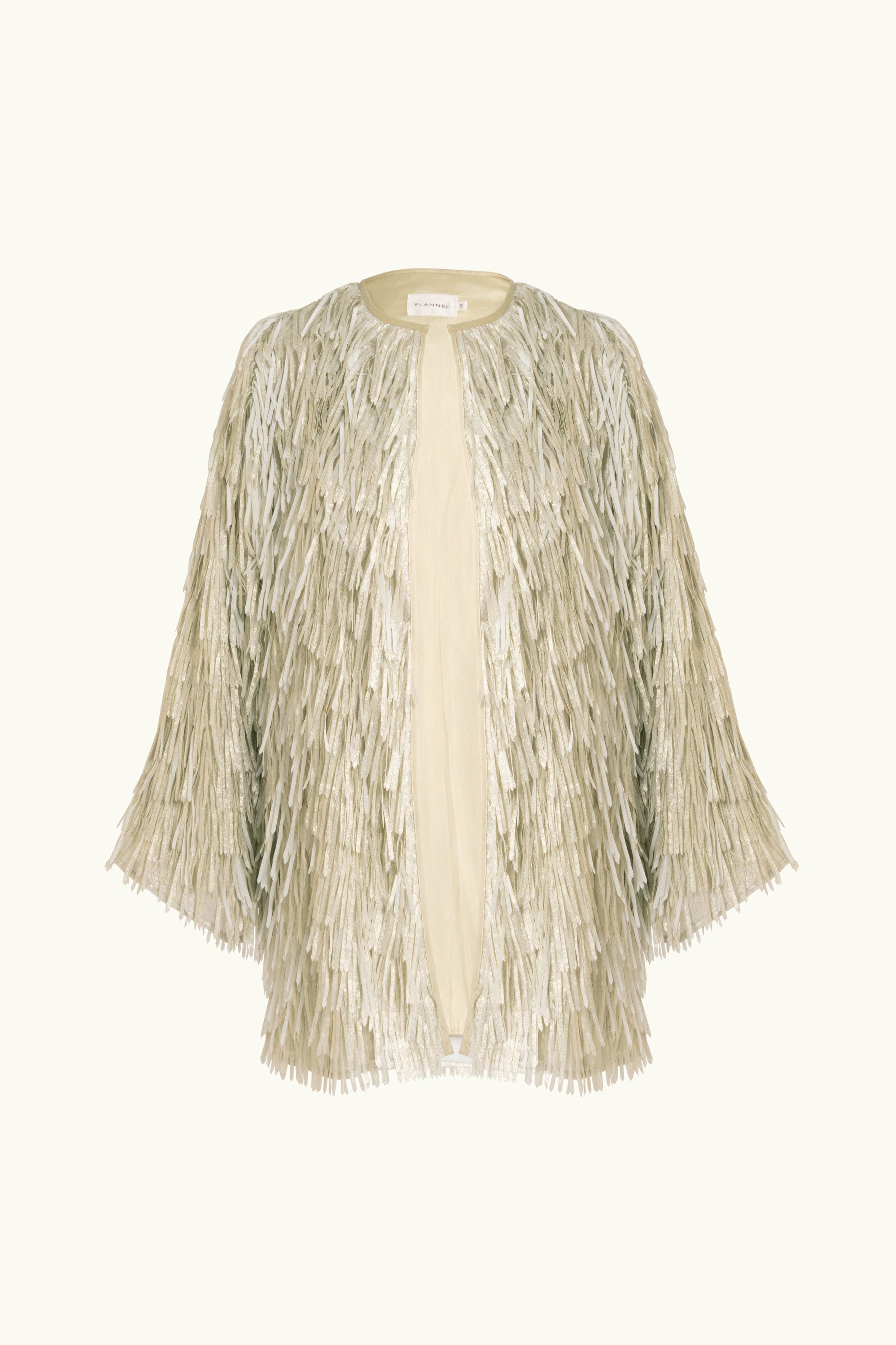 Anna Mae Metallic Tassel Jacket