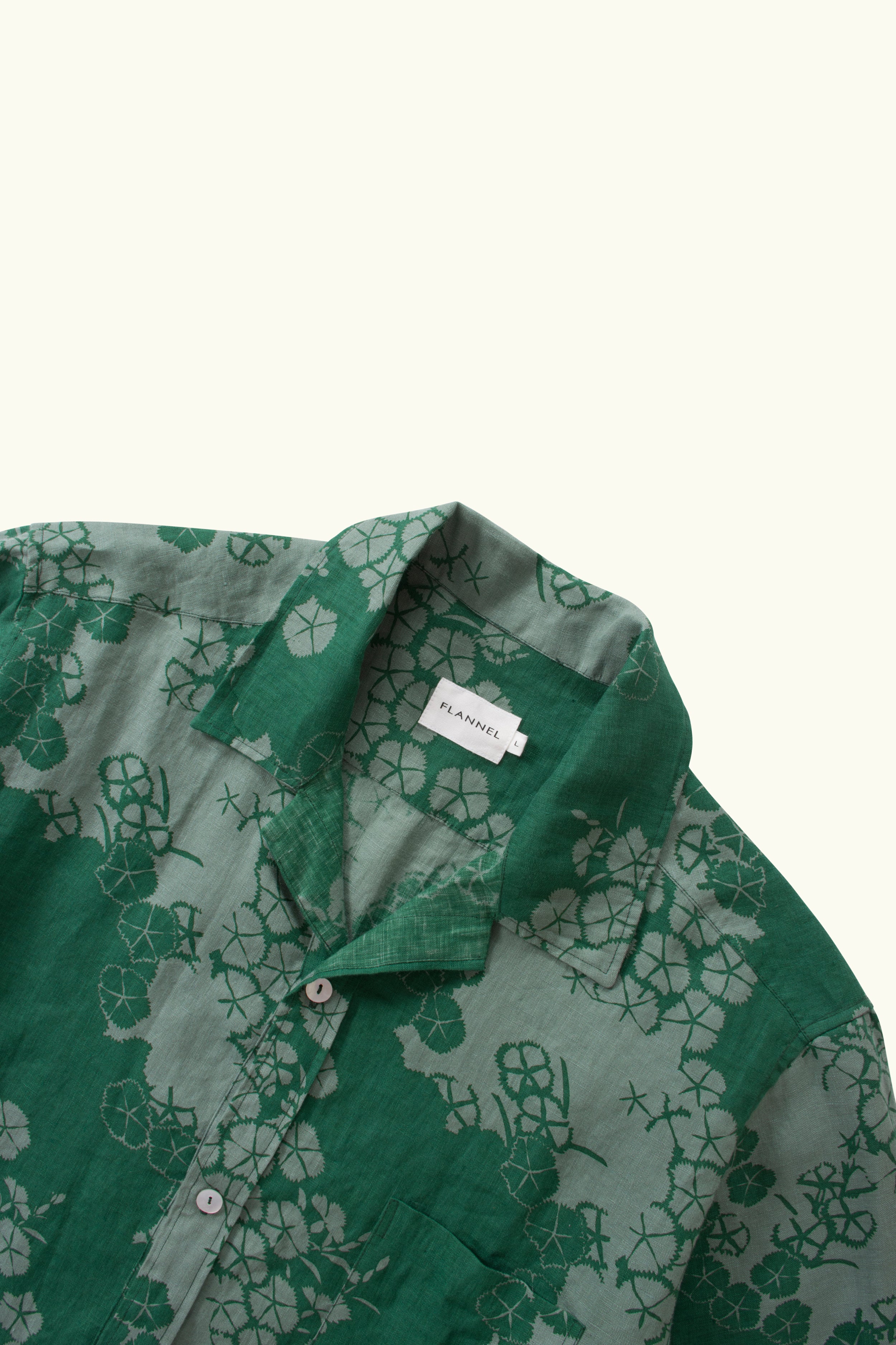 Arden Print Linen Short Sleeve Shirt
