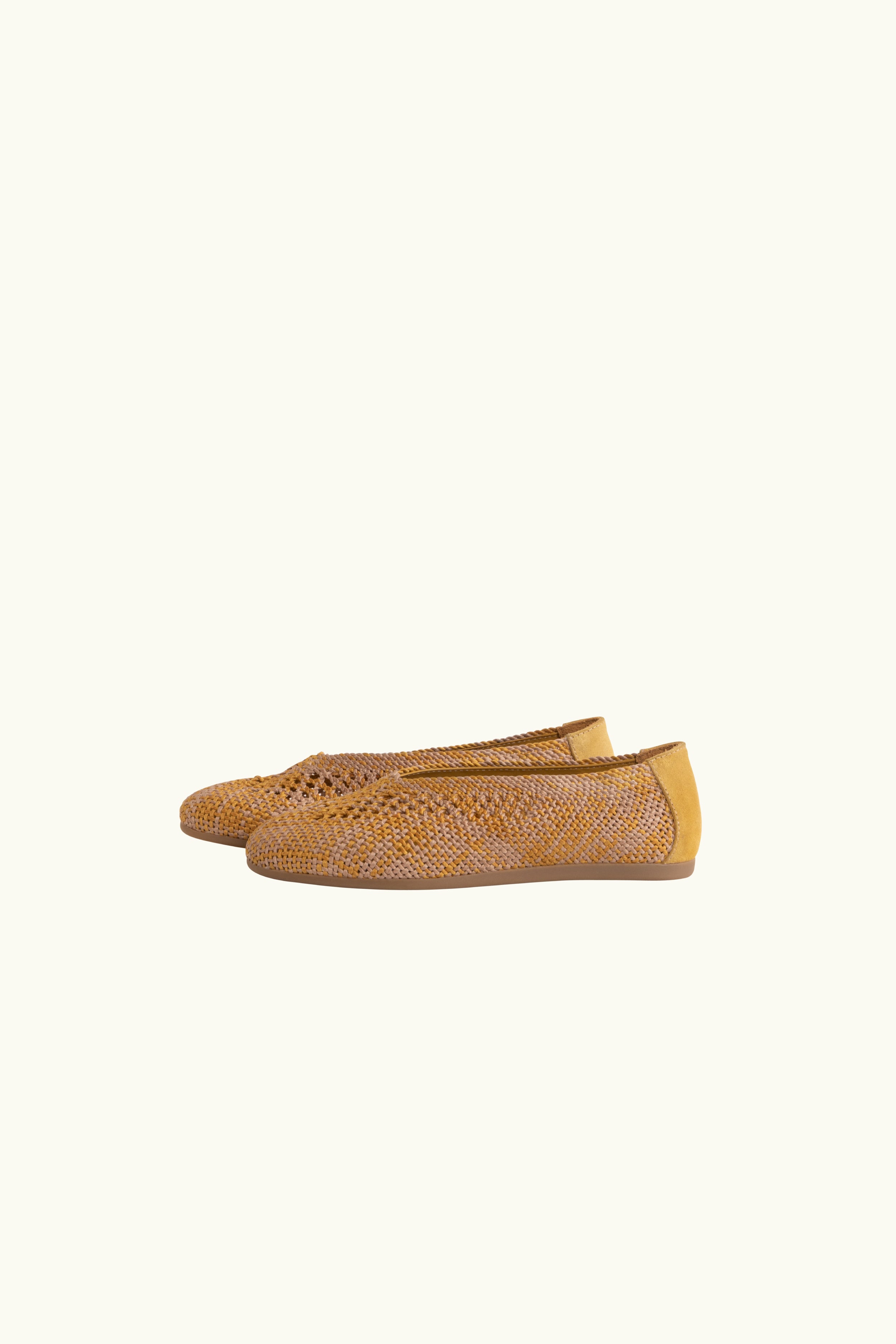 Arie Woven Ballerina Flat Honey