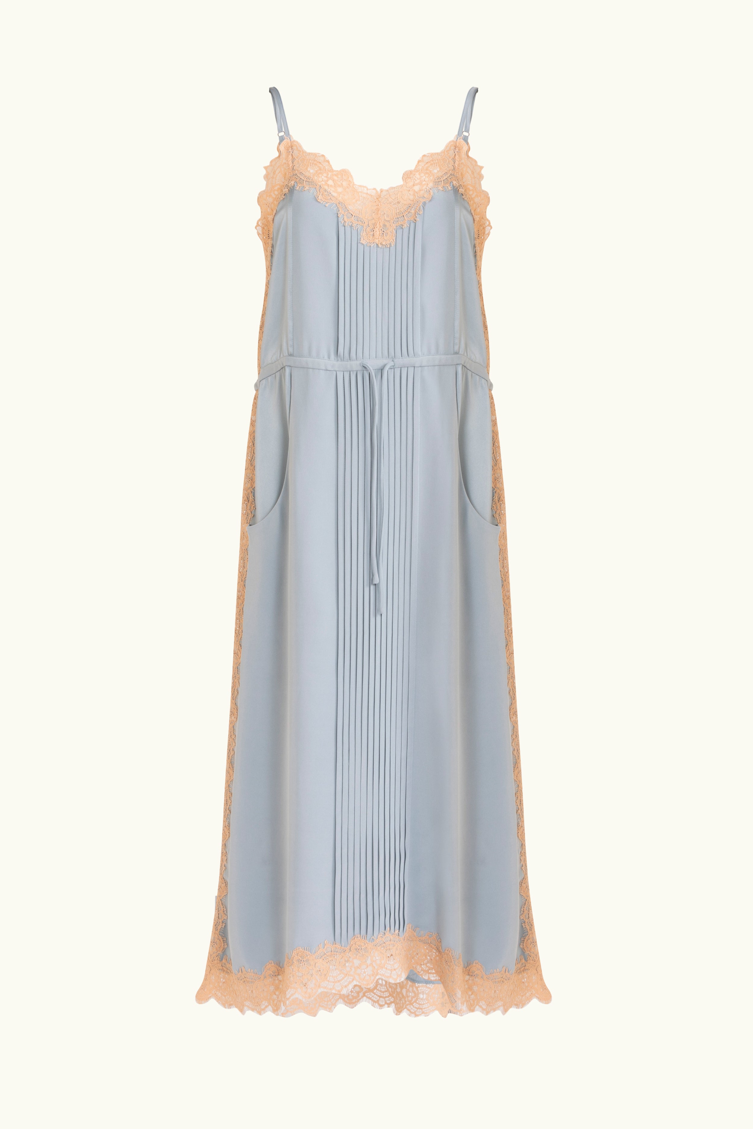 Brodie Silk & Lace Cami Dress