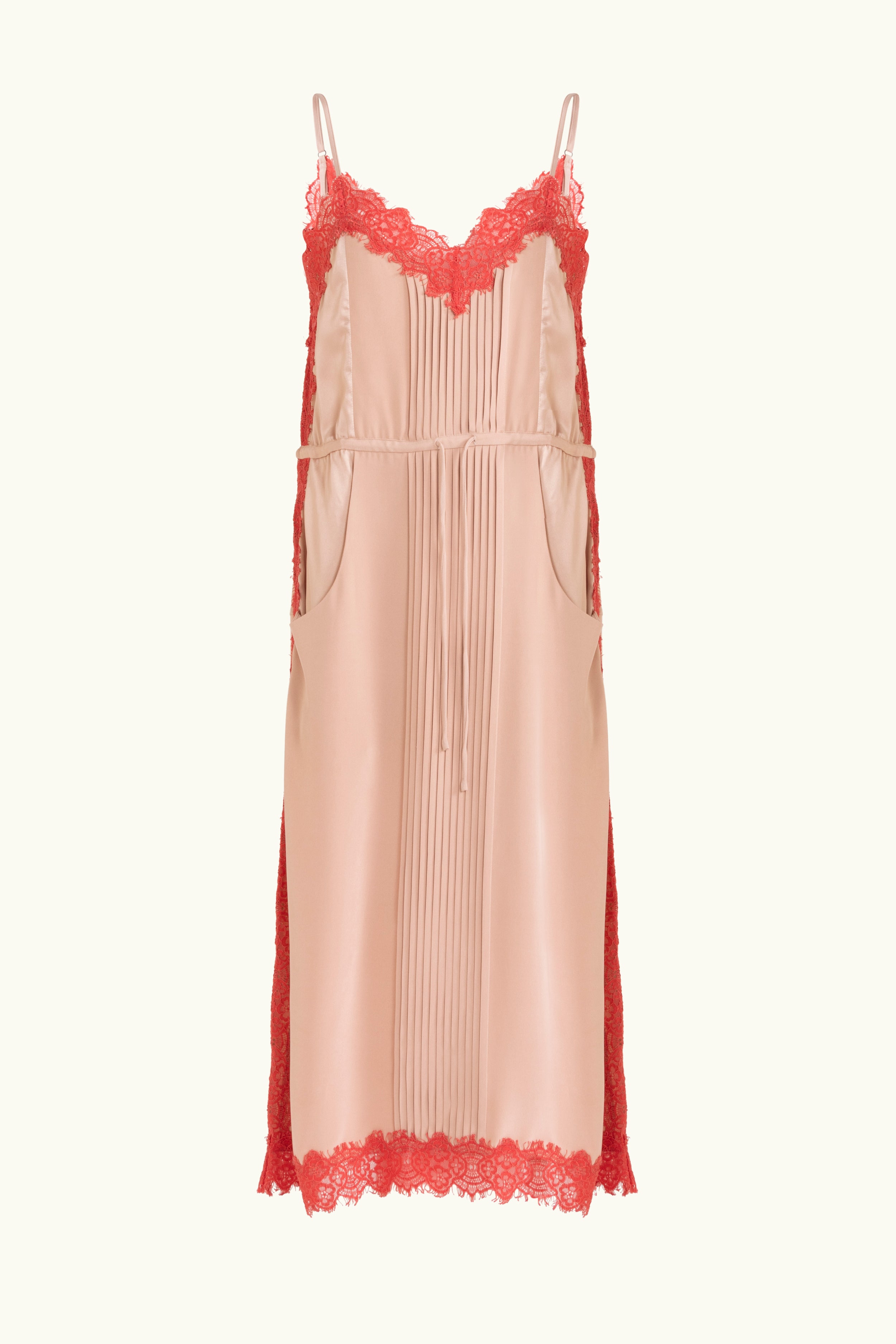 Brodie Silk & Lace Cami Dress