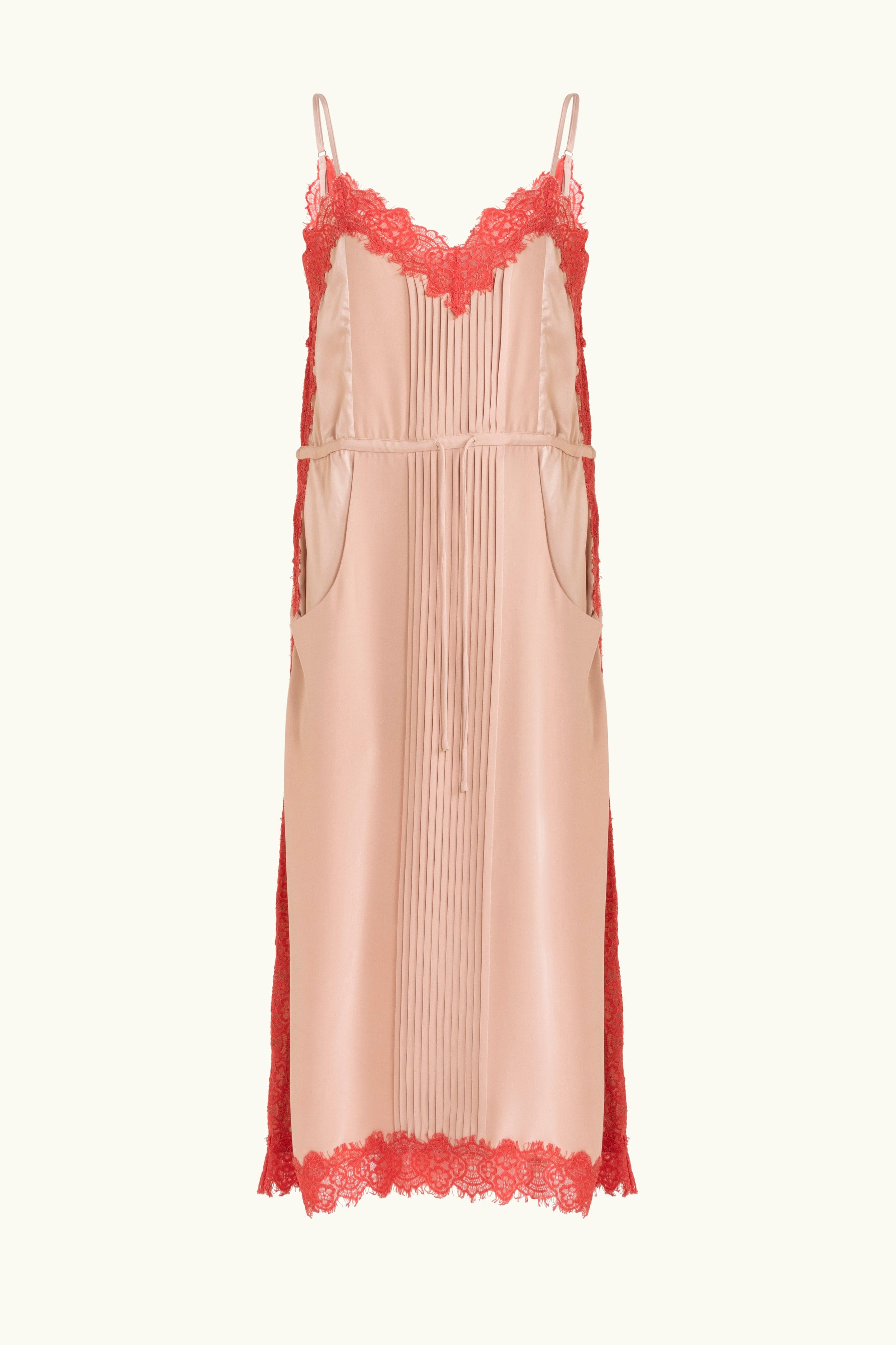 Brodie Silk & Lace Cami Dress