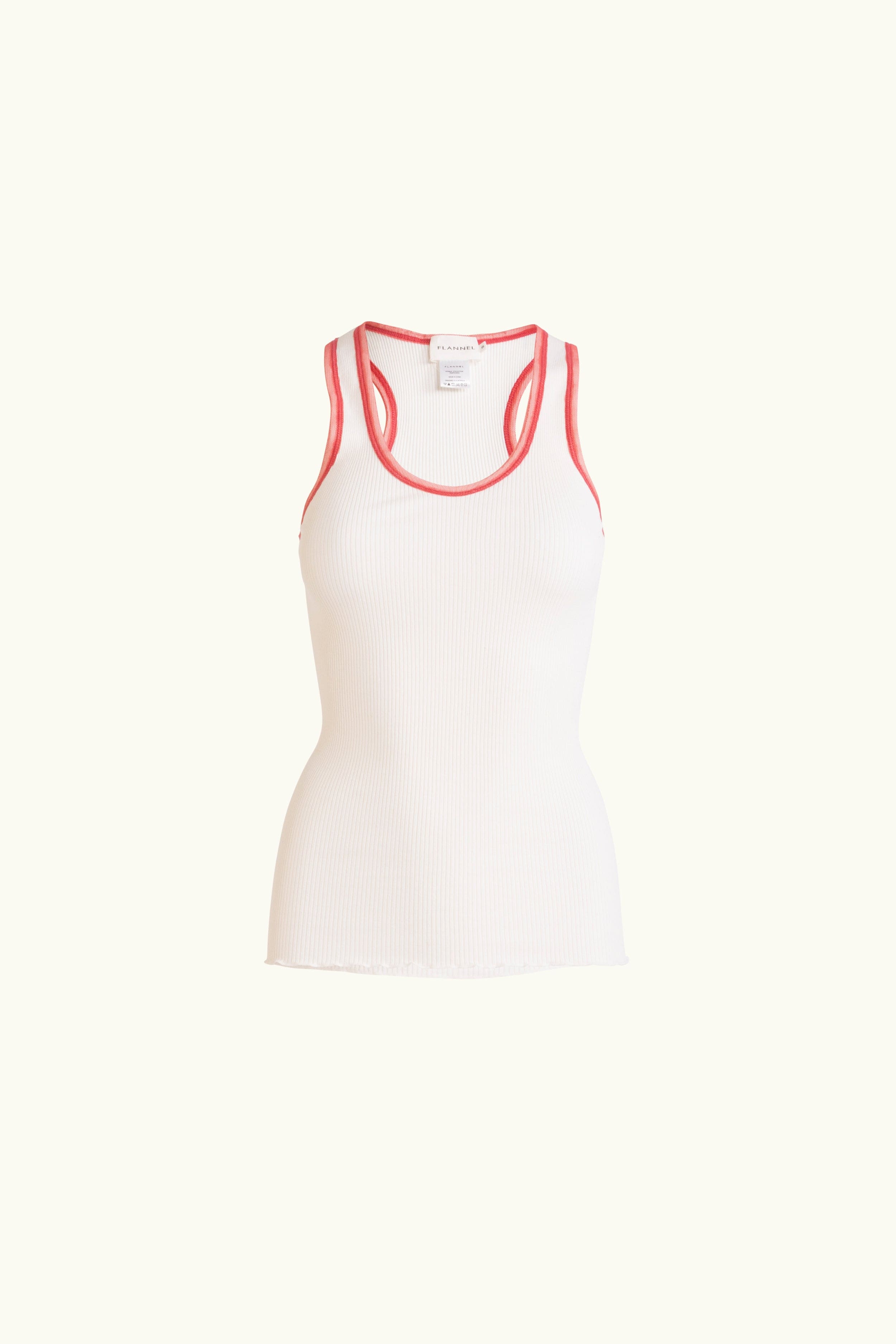 Carli Ribbed Silk-Cotton Singlet