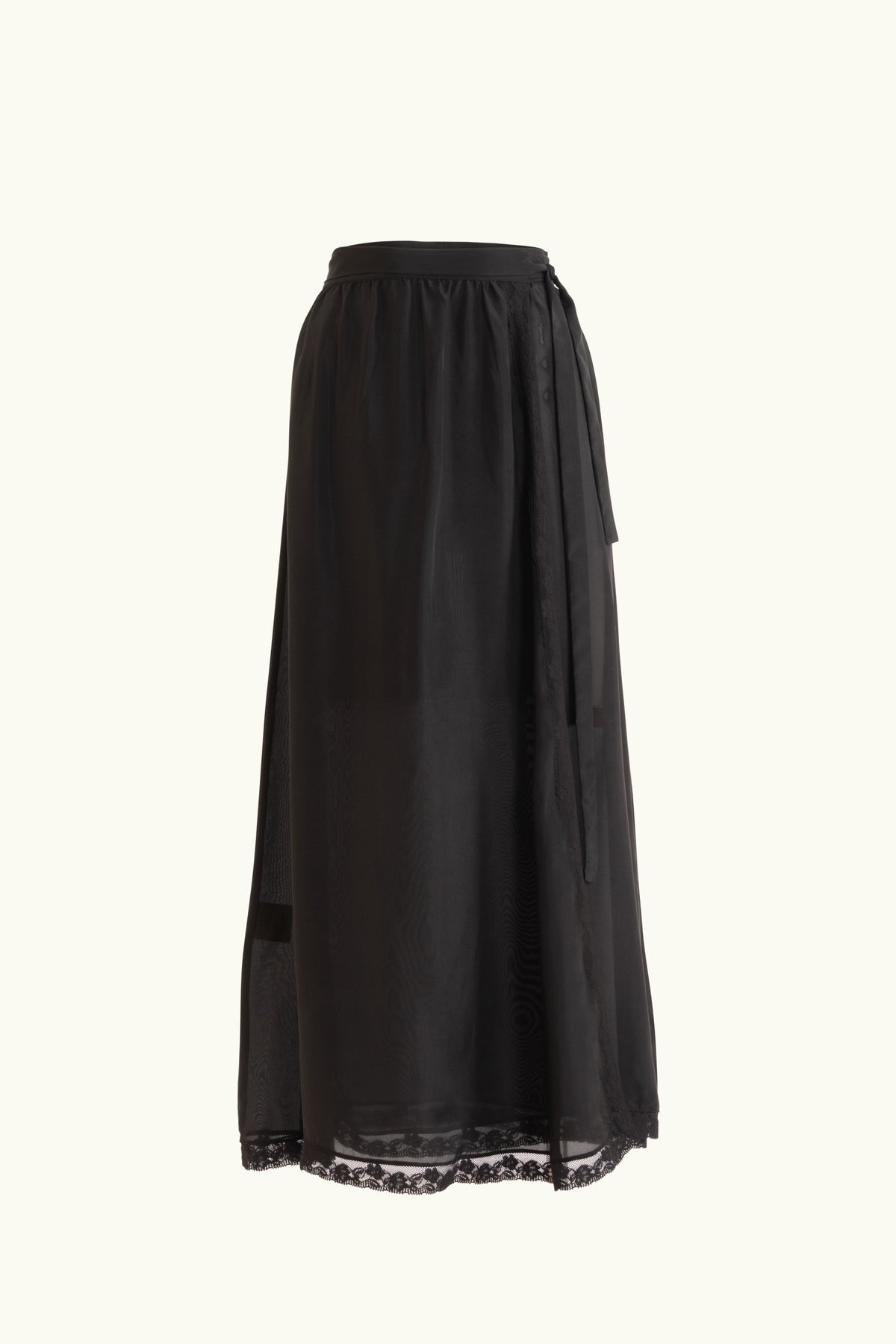Eli Silk Habotai Wrap Skirt