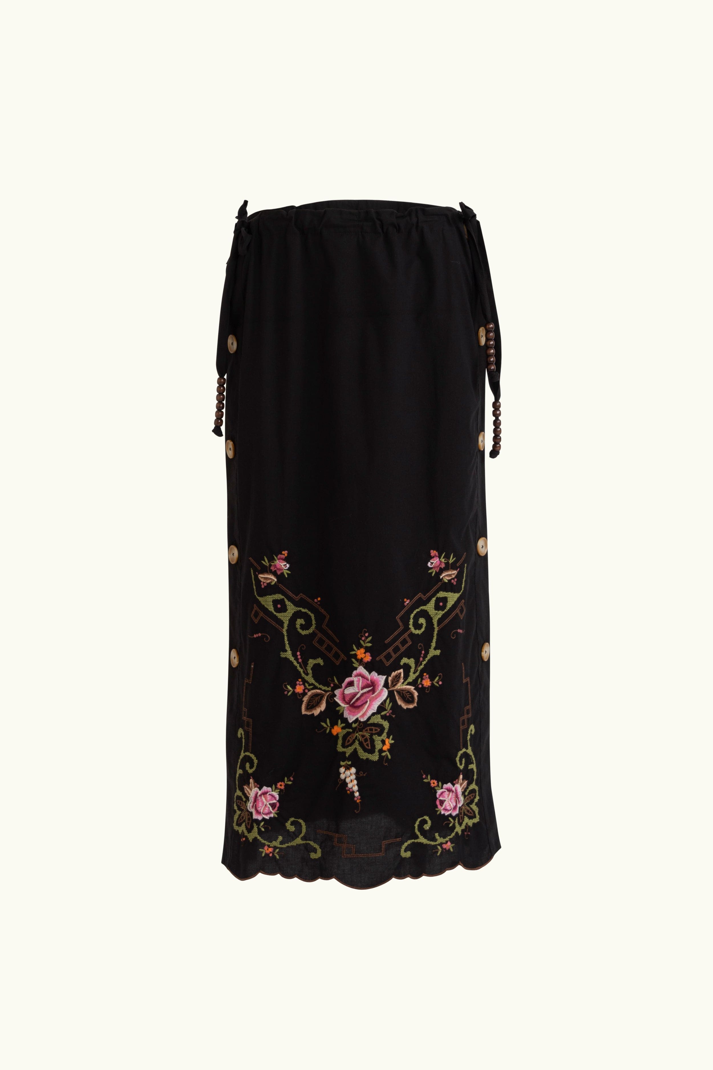 Esther Embroidered Cotton Skirt