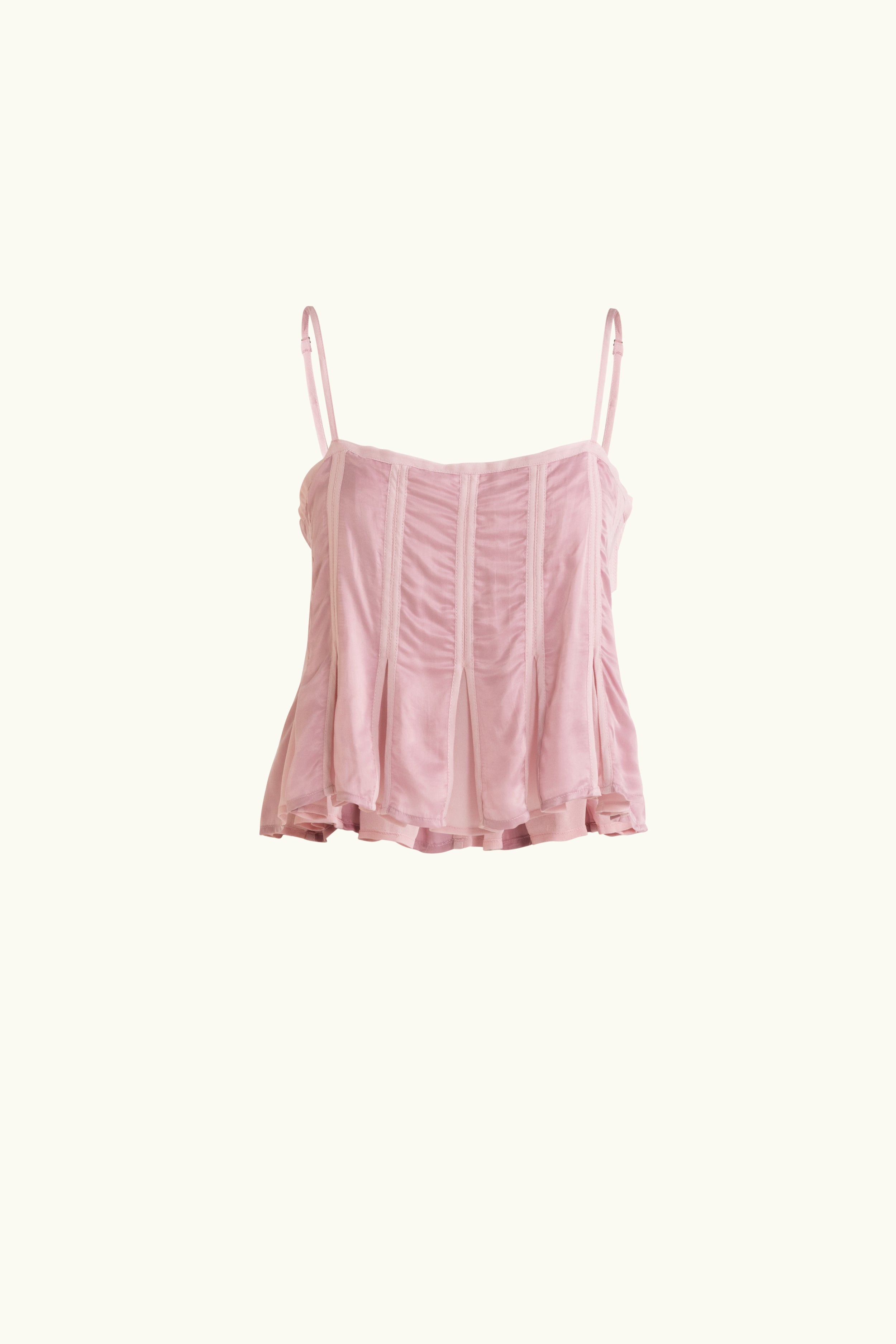 Evara Box Pleat Cami Lilac