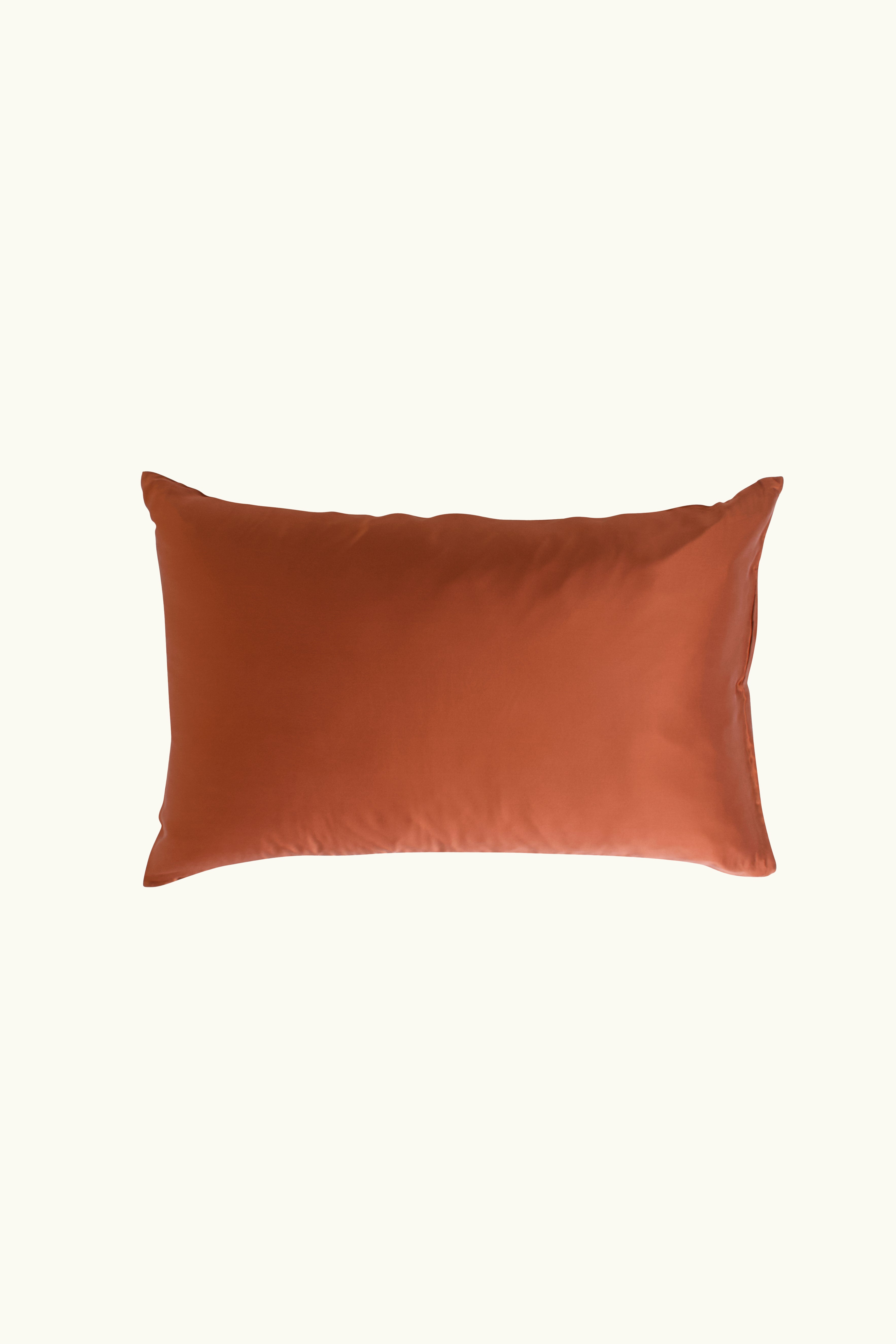 Essential Washed Silk Pillowslip Cinnamon