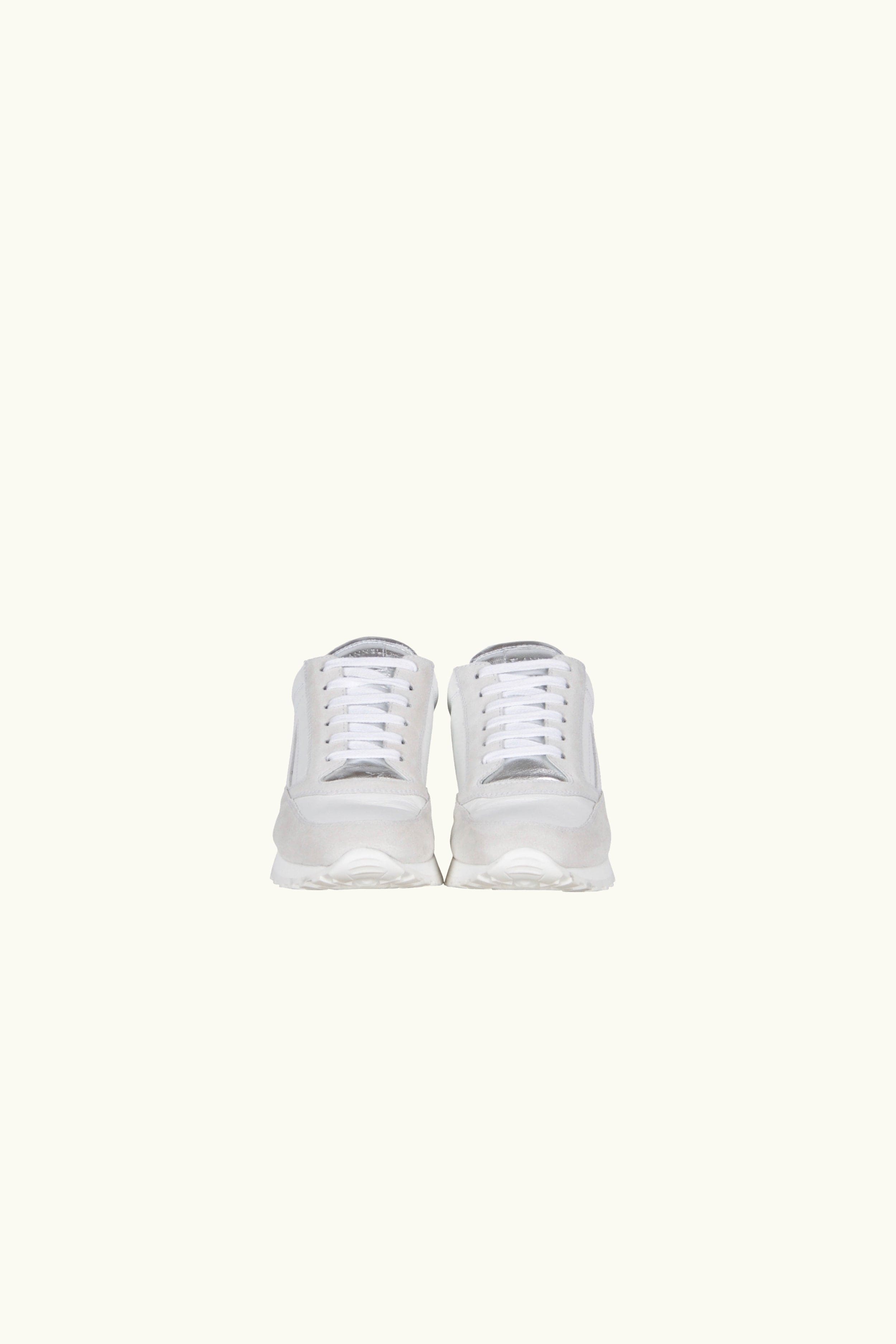 FLANNEL White Leather Sneaker