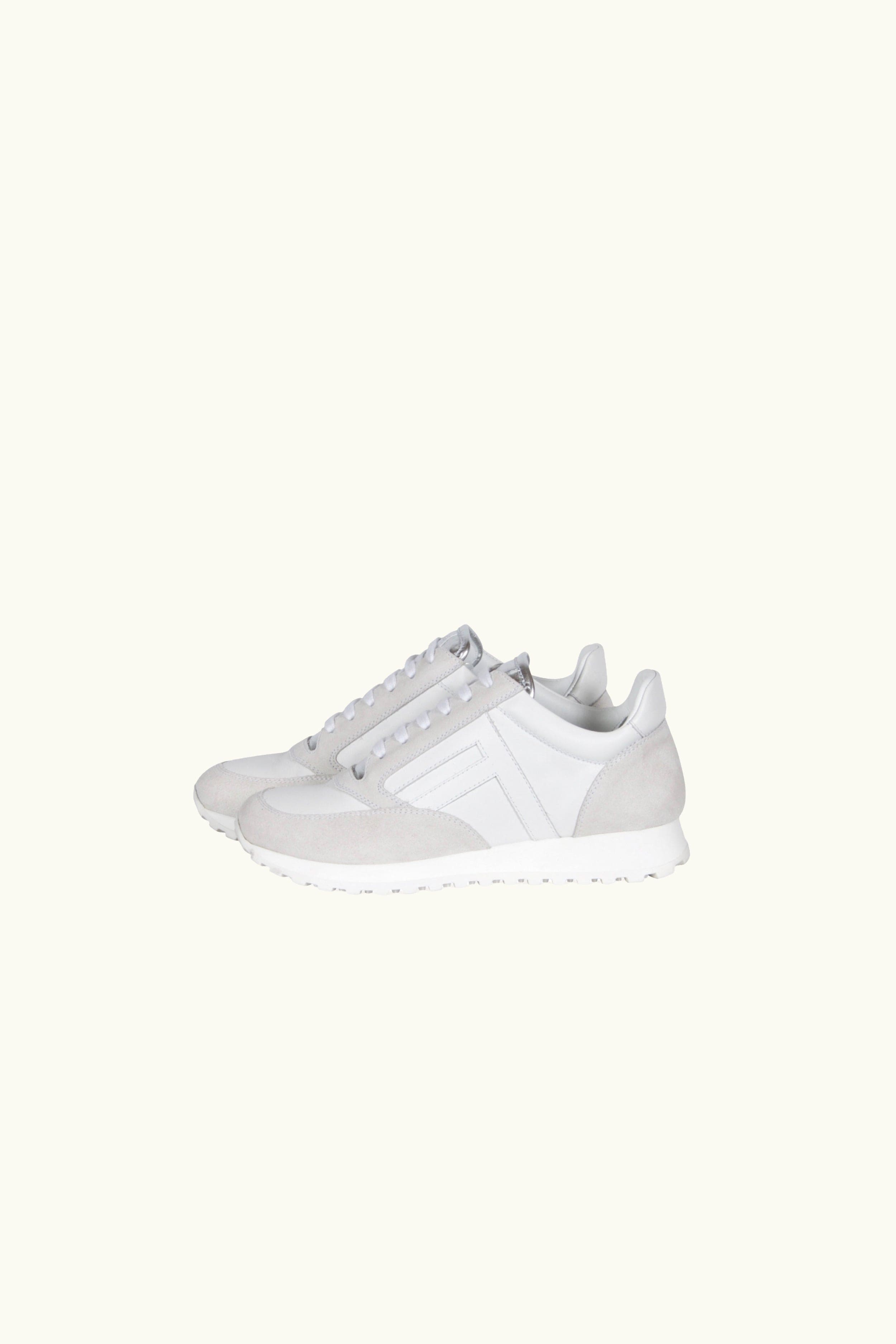 FLANNEL White Leather Sneaker