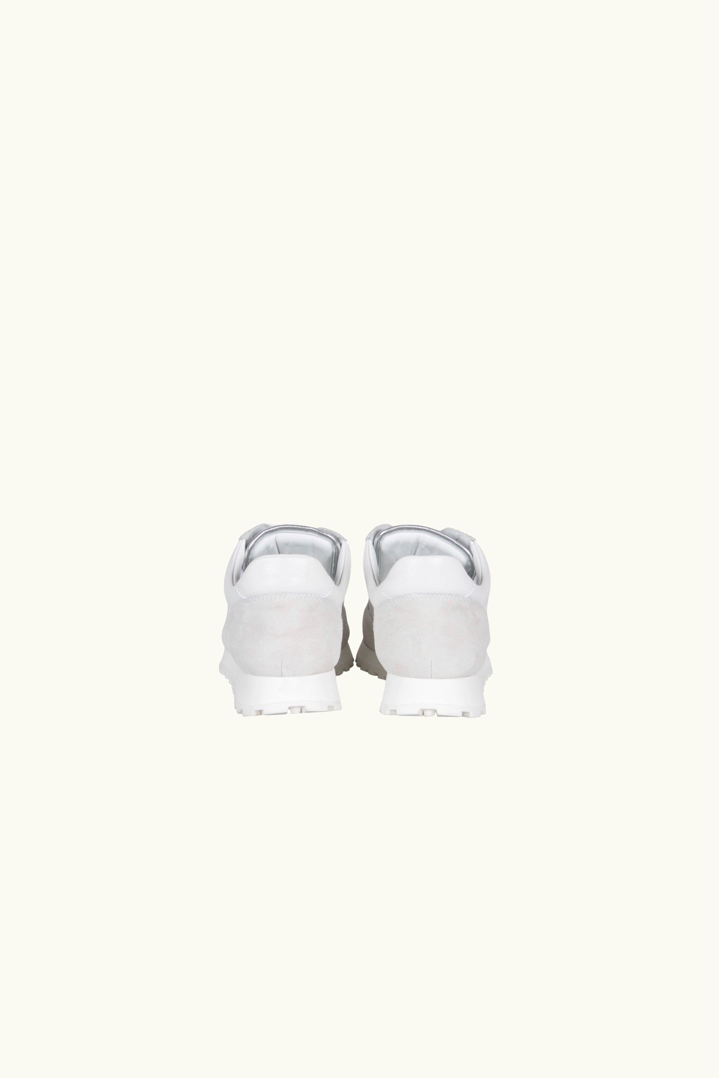 FLANNEL White Leather Sneaker