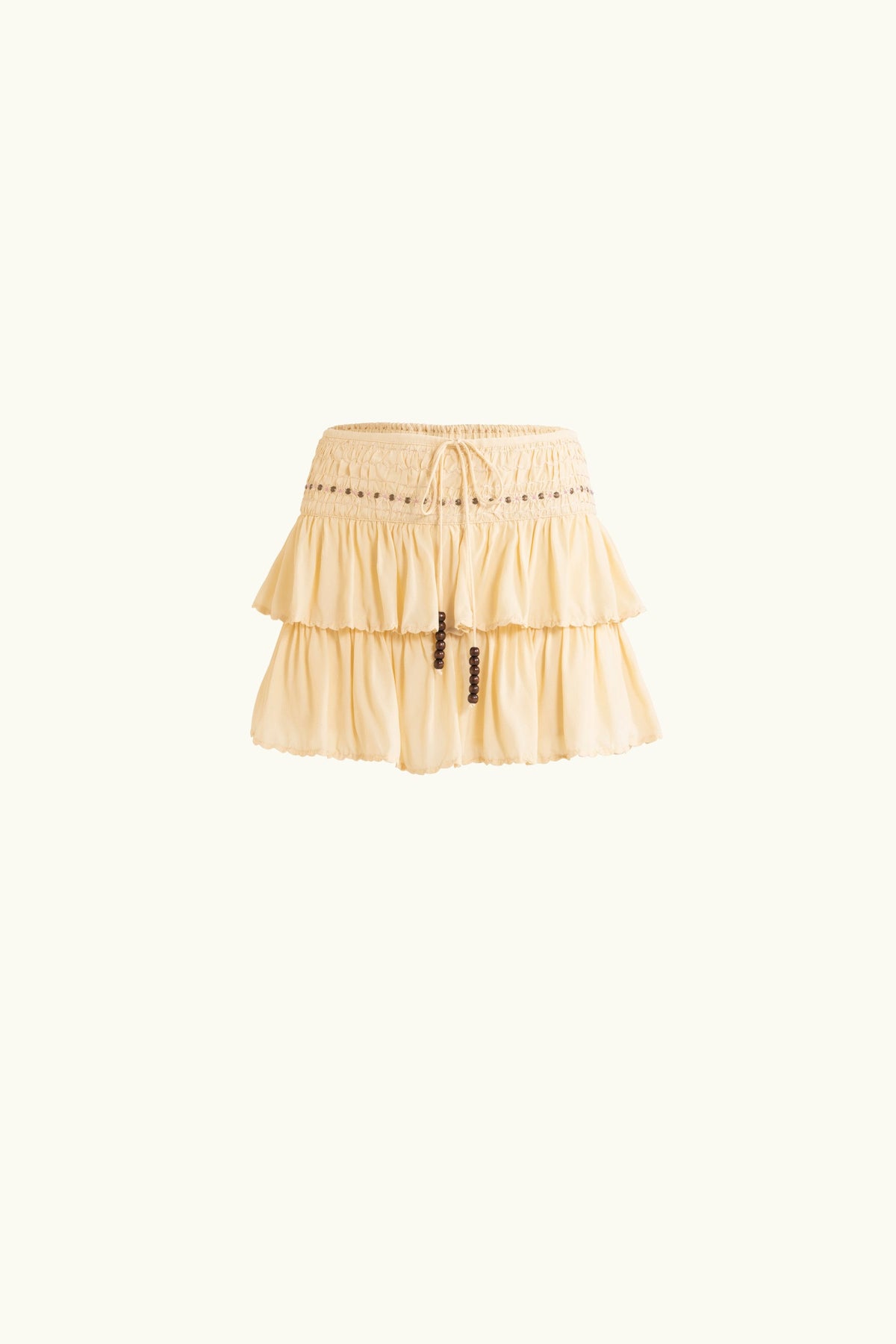 Gemini Crepe De Chine Frill Short