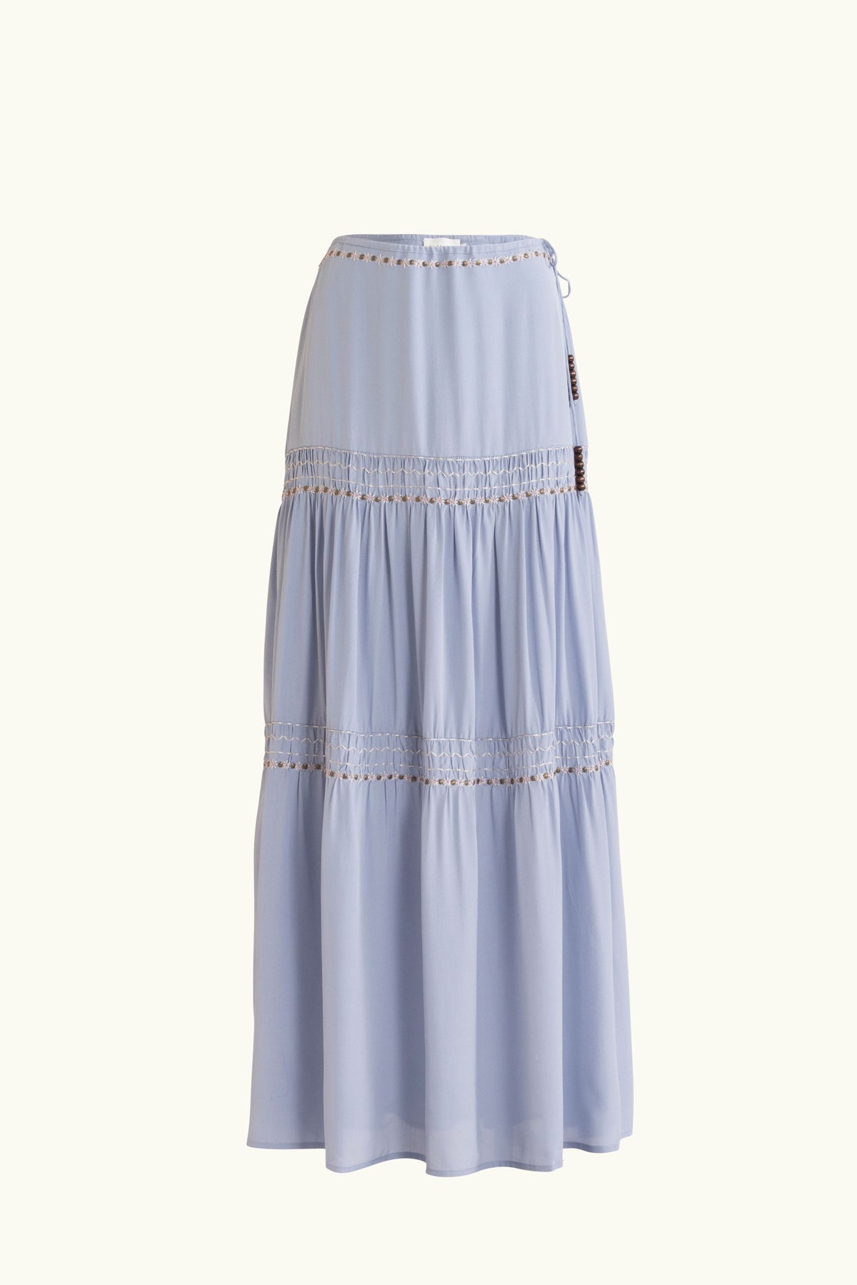 Gemini Crepe De Chine Skirt