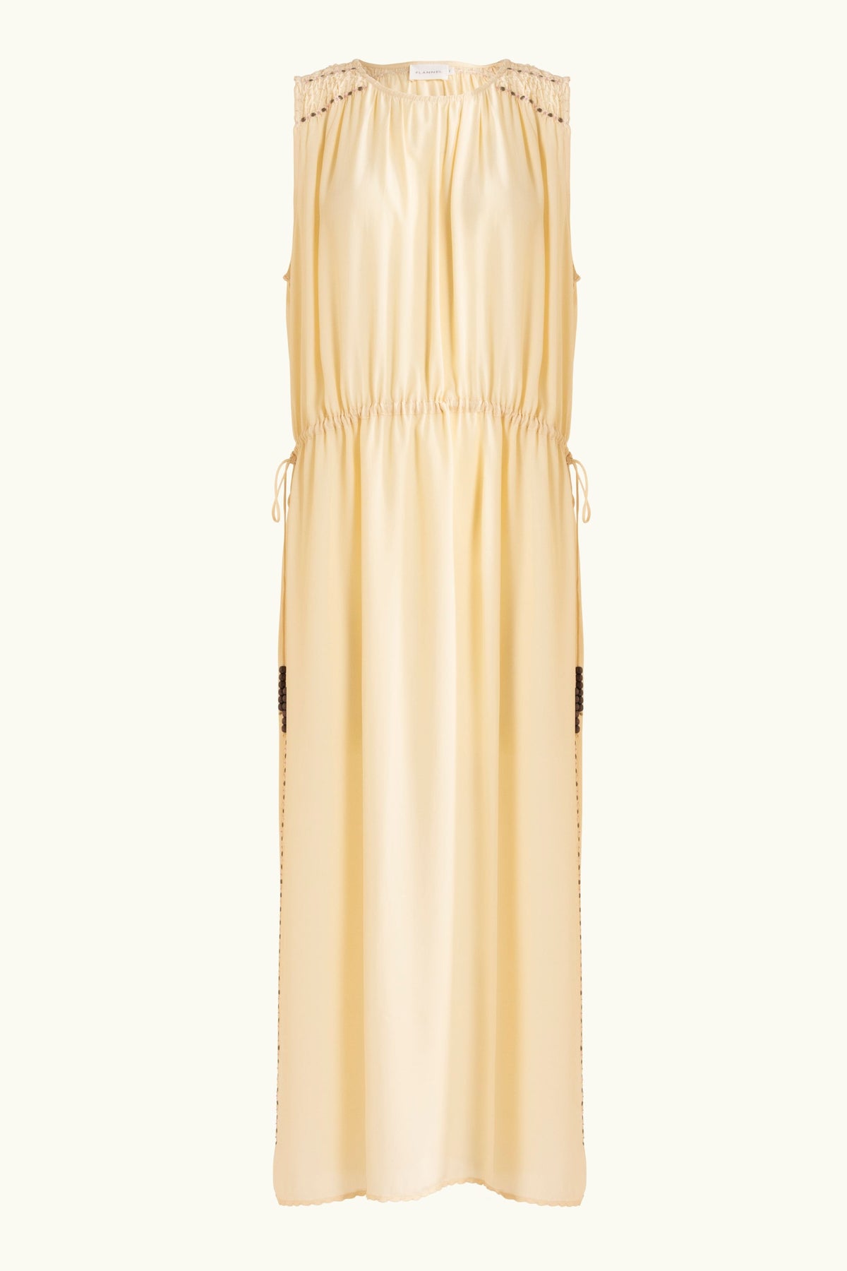 Gemini Crepe De Chine Sleeveless Dress