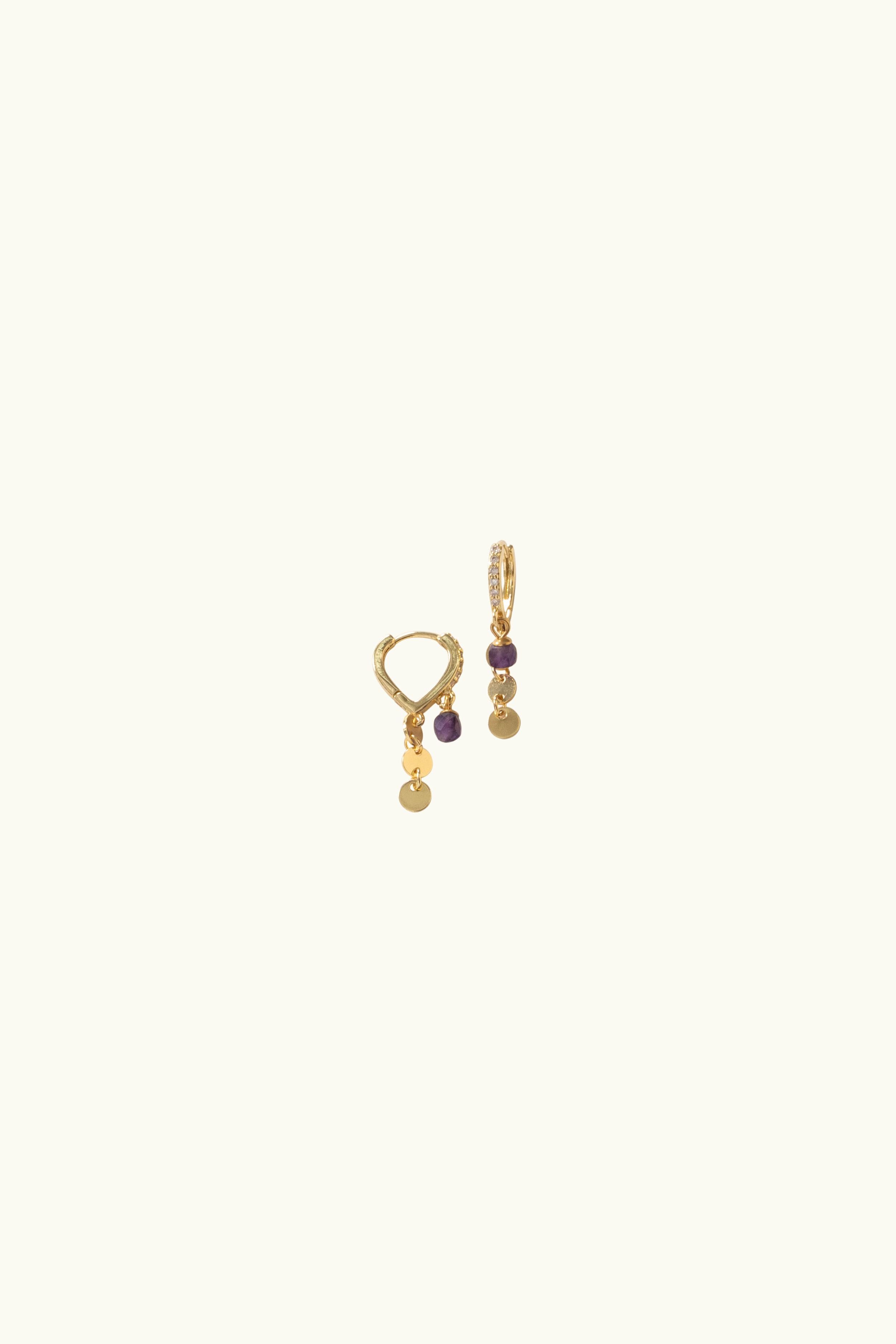 Gabbi Kelly Aventurine Huggie Earring