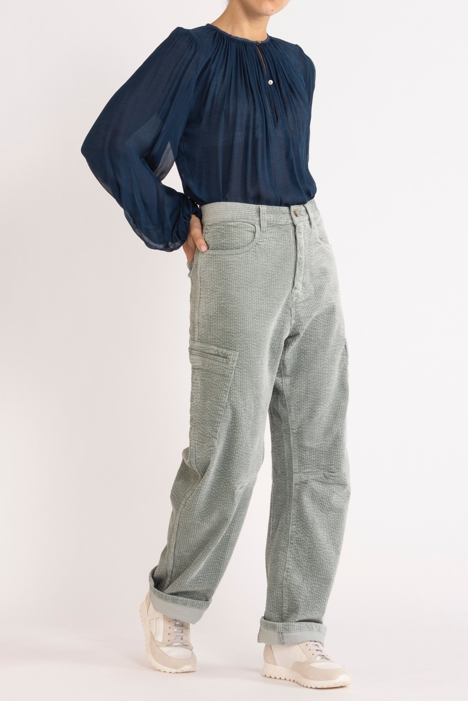 Dune Bow Leg Corduroy Pant