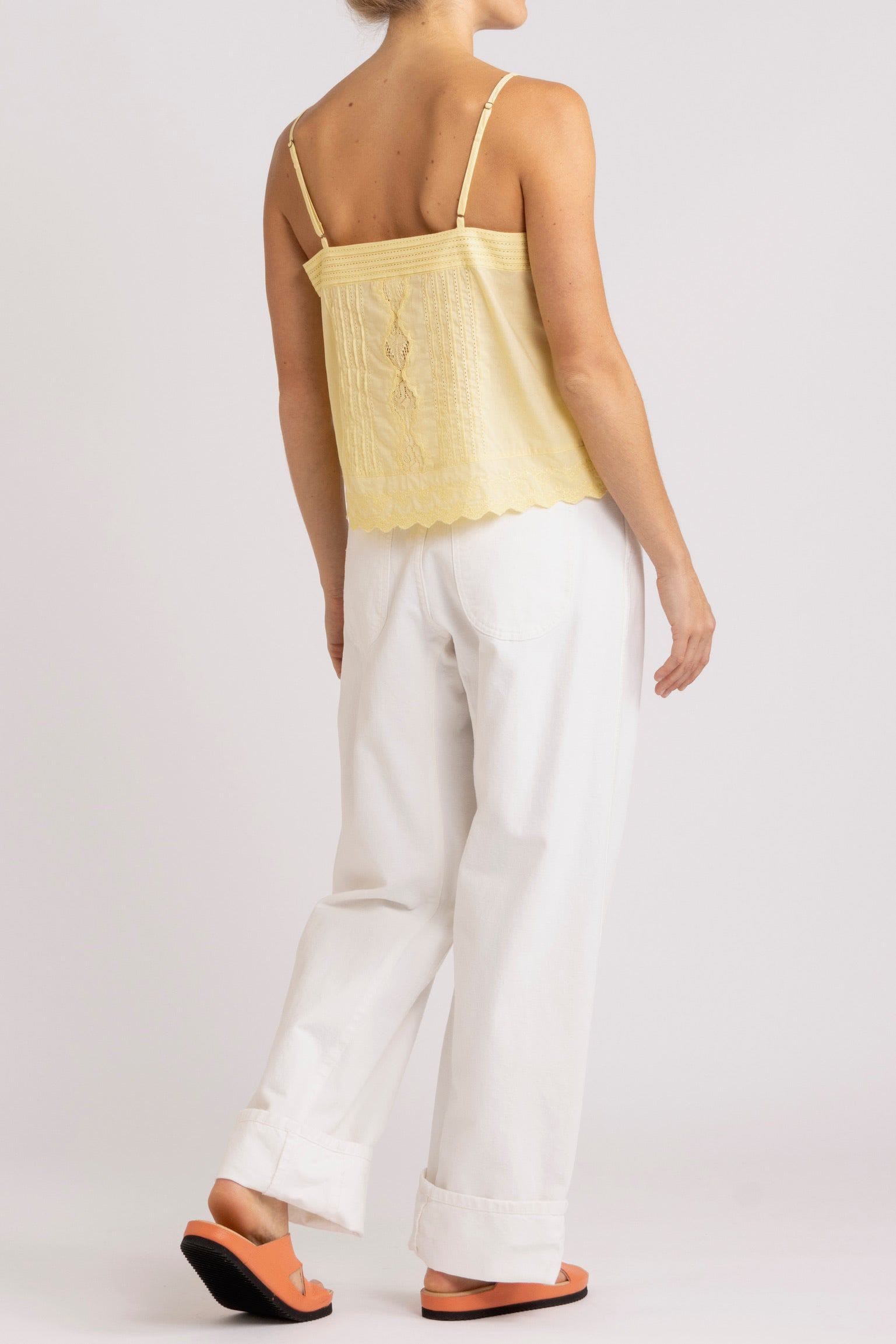 Charlotte Embroidered Cotton Cami