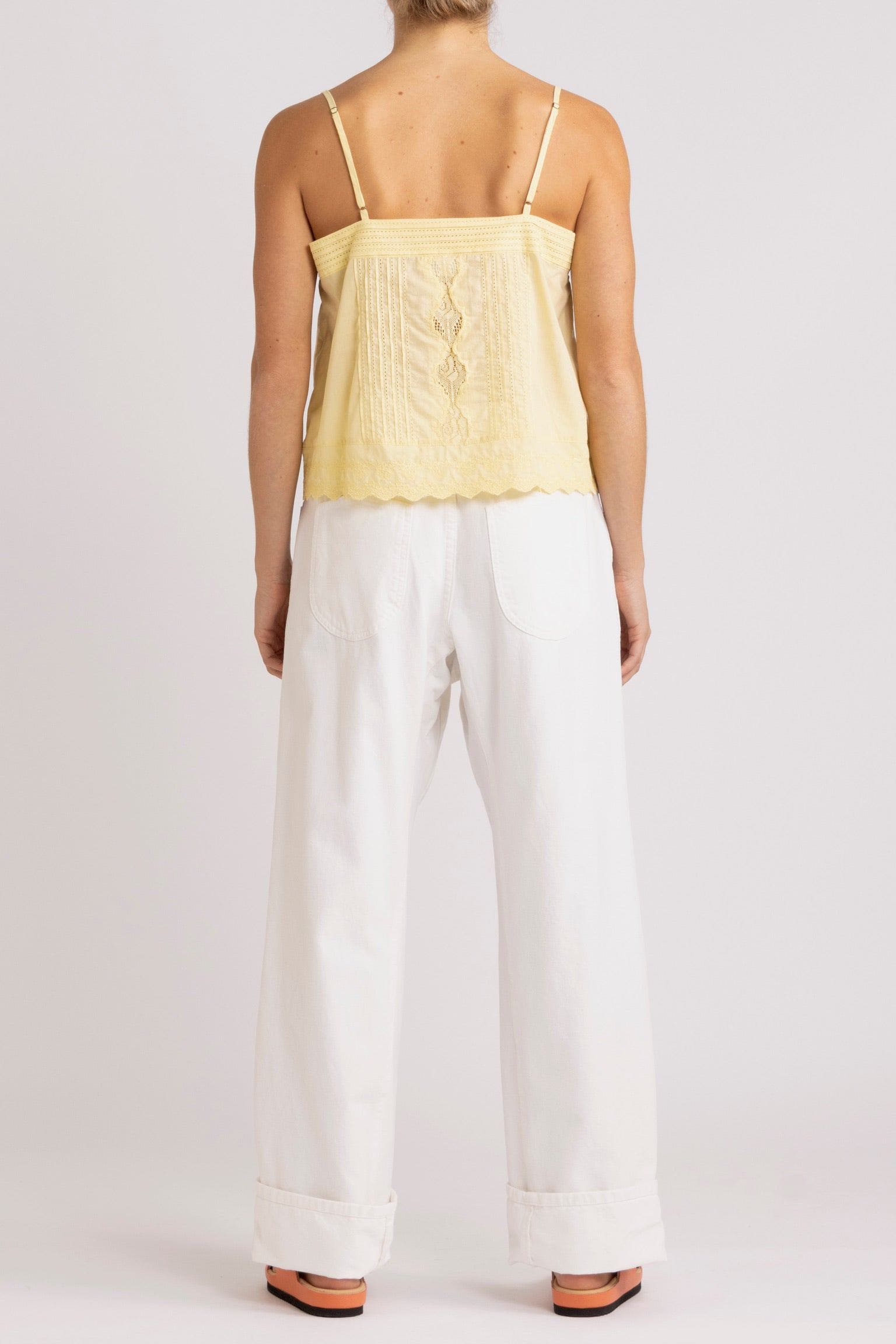 Charlotte Embroidered Cotton Cami