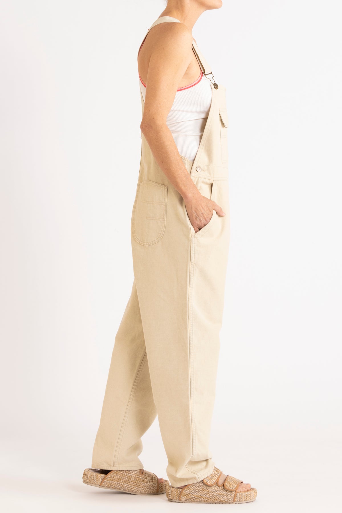 Melina Cotton Twill Overalls