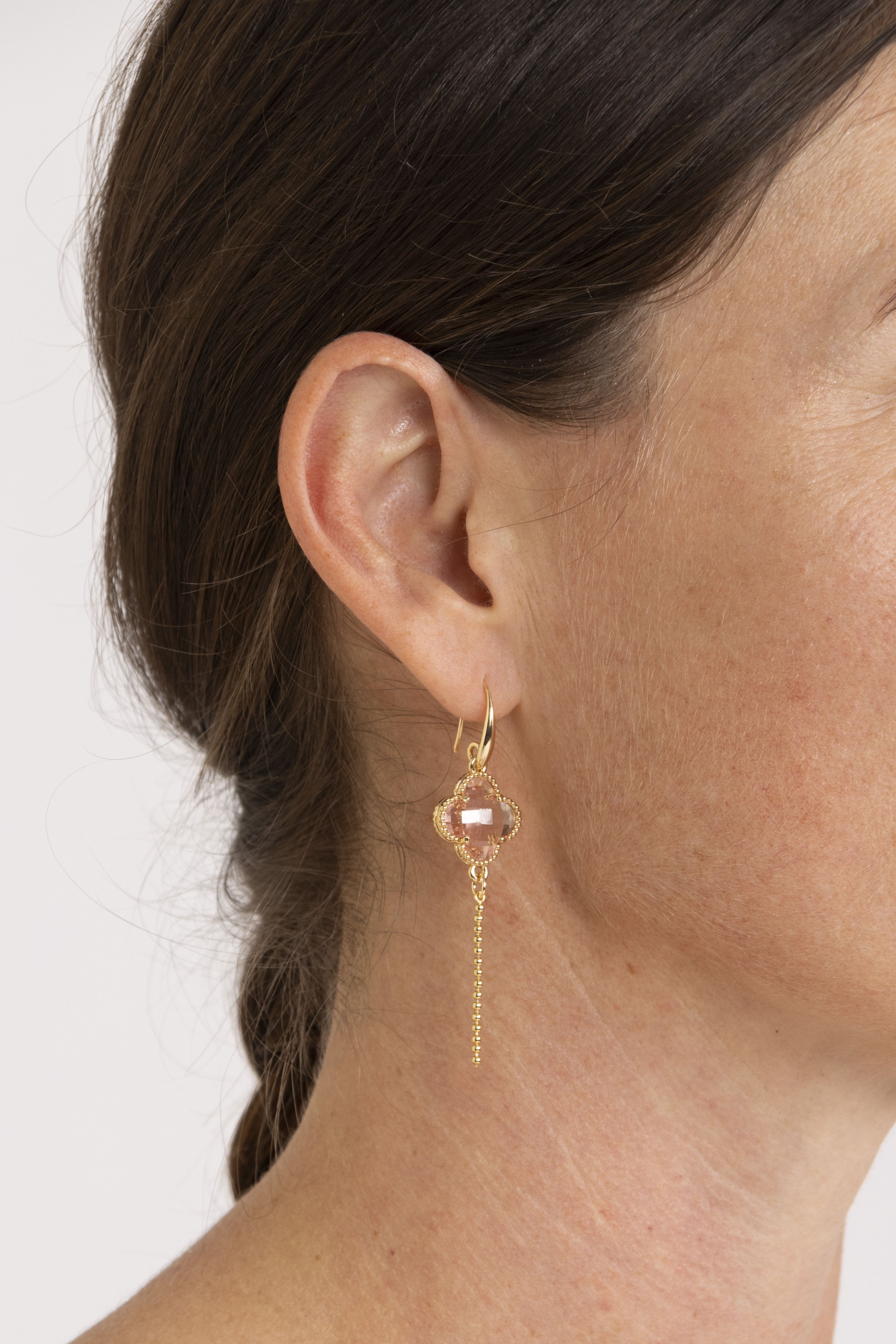 Gabbi Kelly Champagne Clover Earring