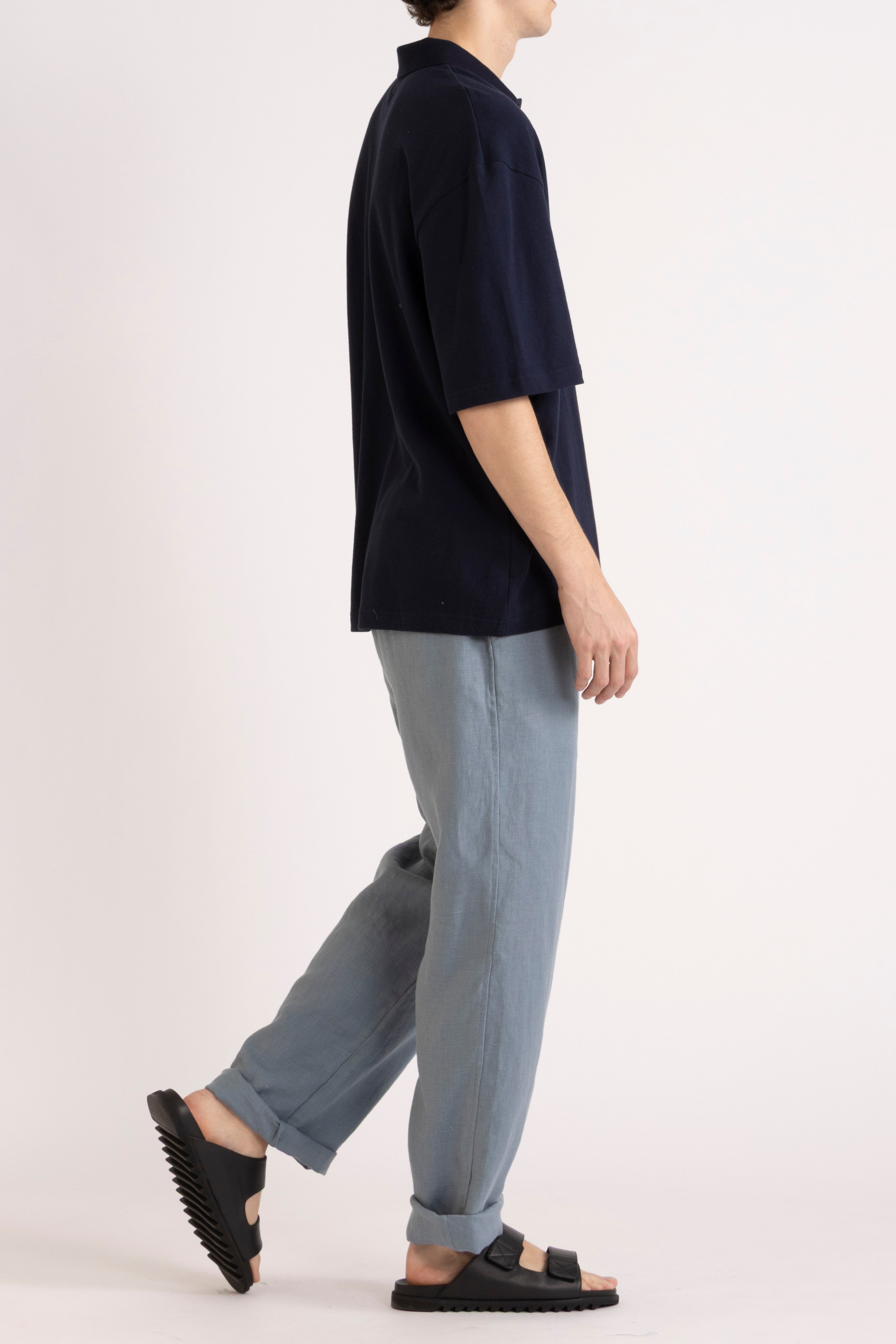 Toby Linen Drawstring Pant