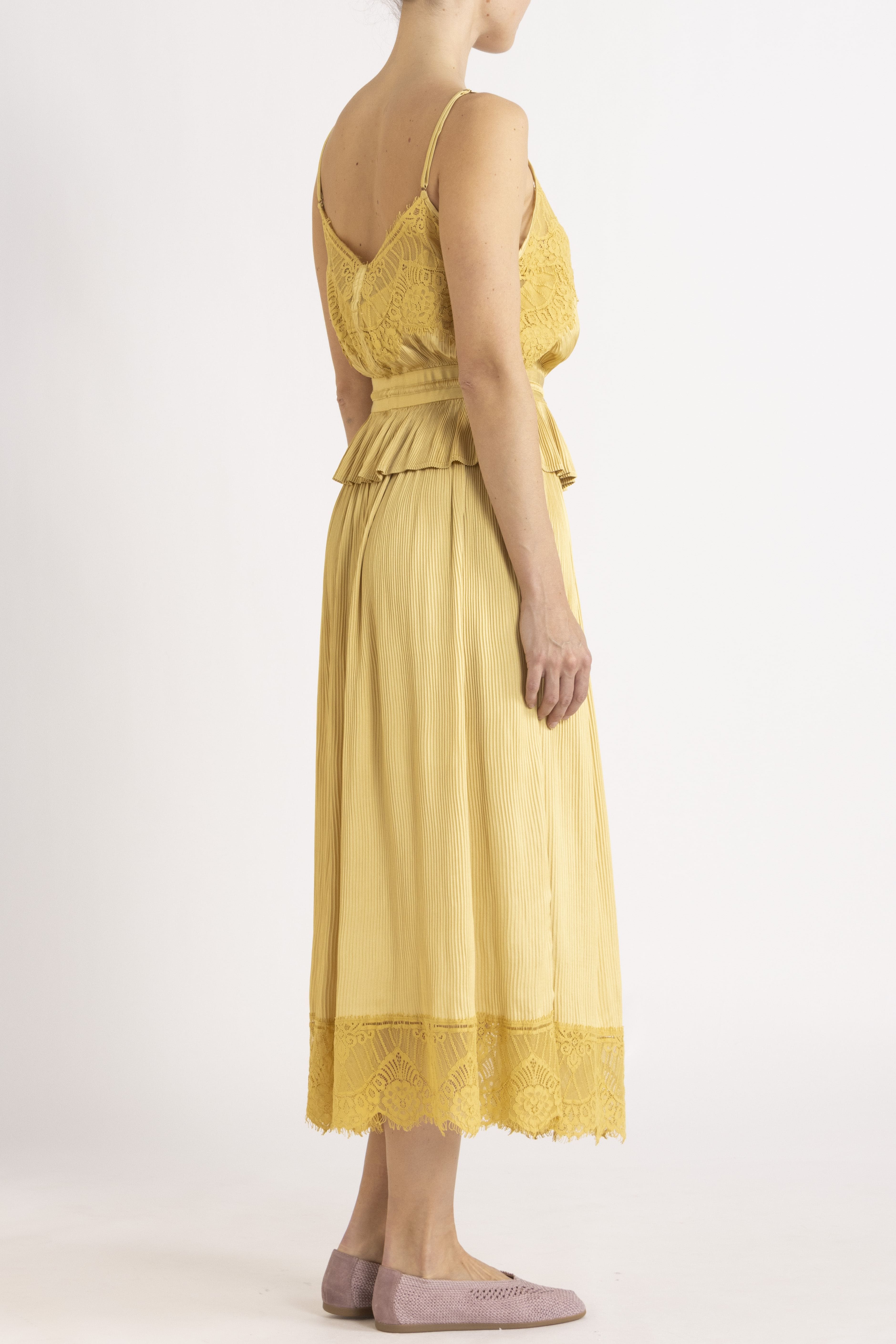 Valerie Lace Pleat Skirt
