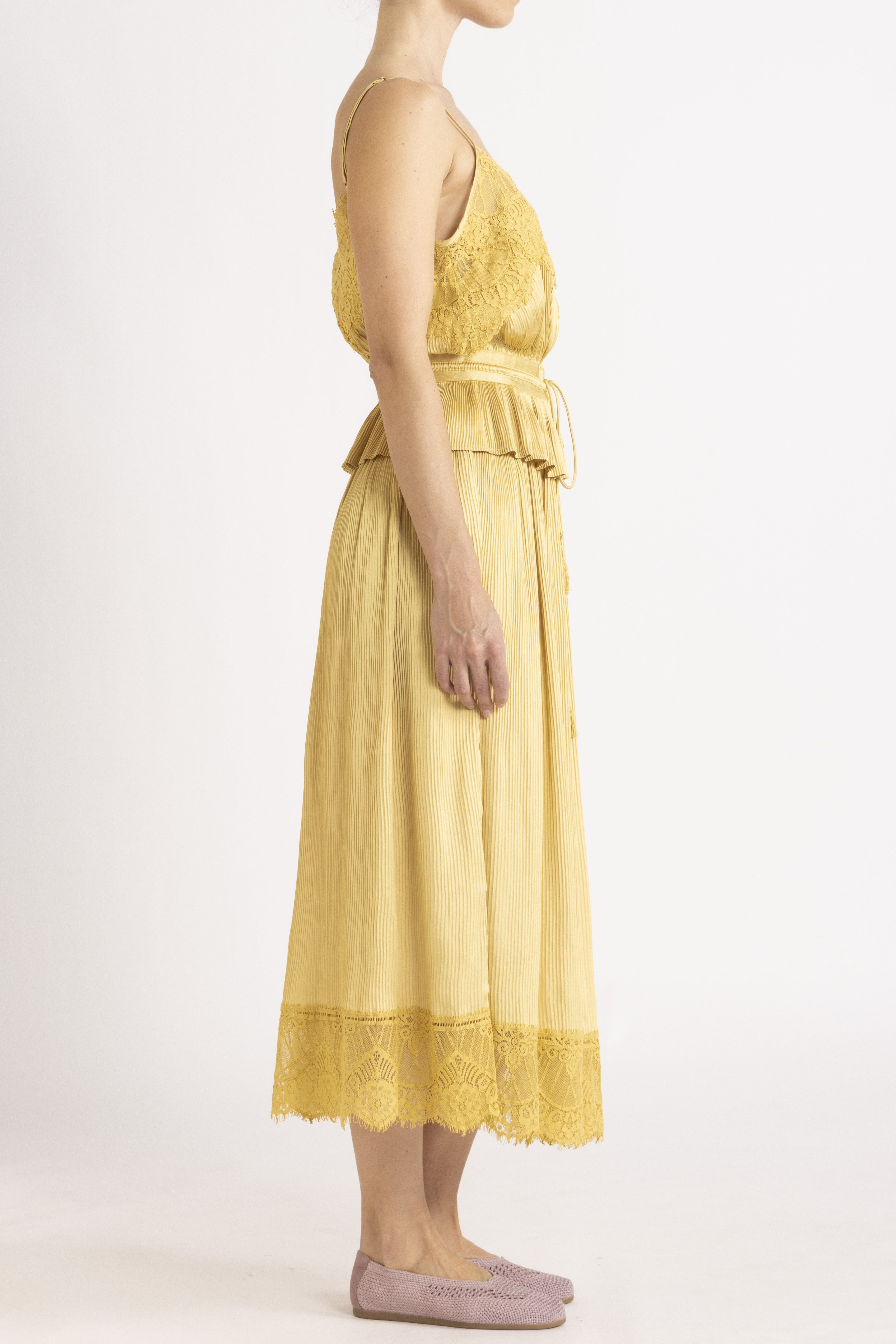 Valerie Lace Pleat Skirt