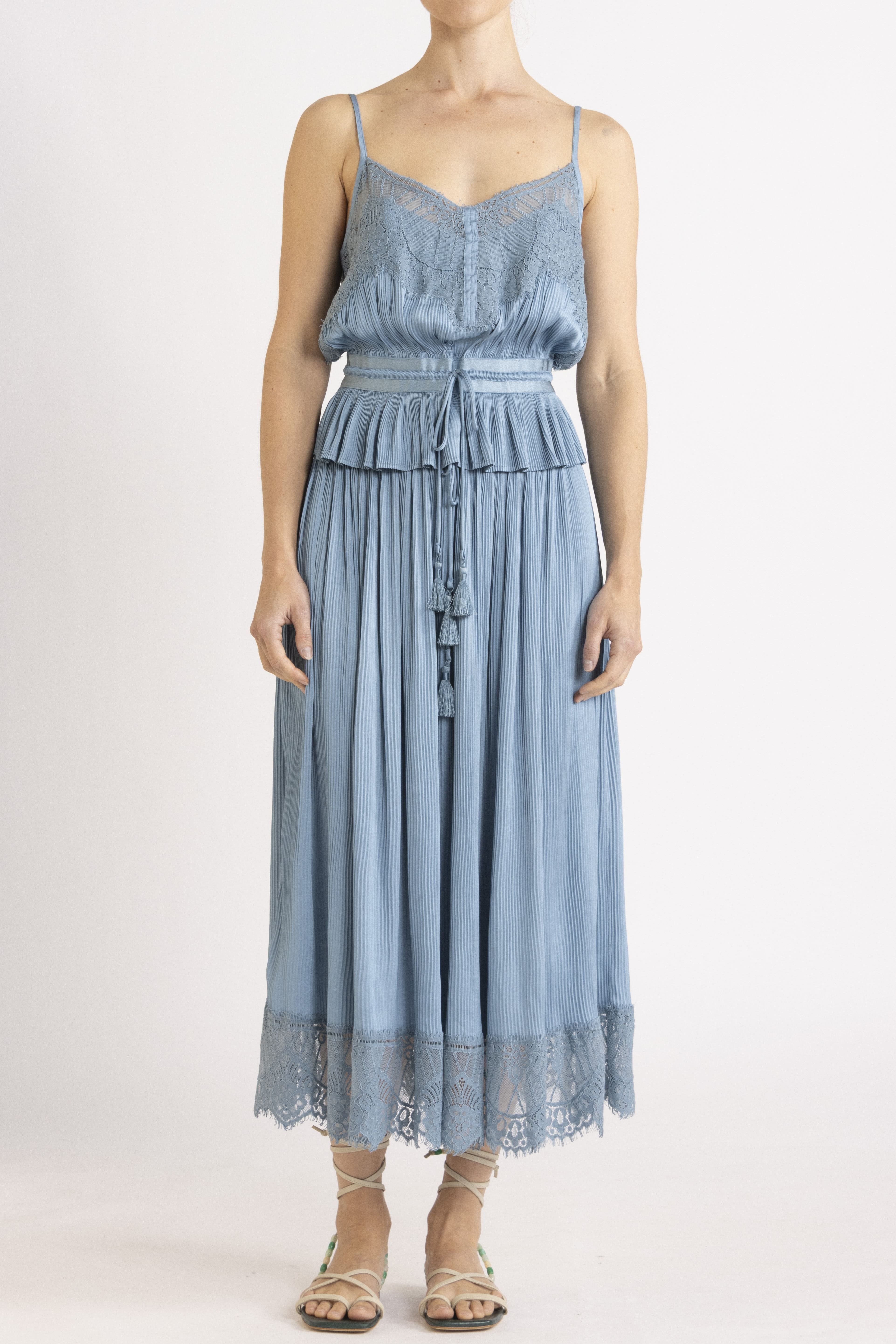 Valerie Lace Pleat Skirt