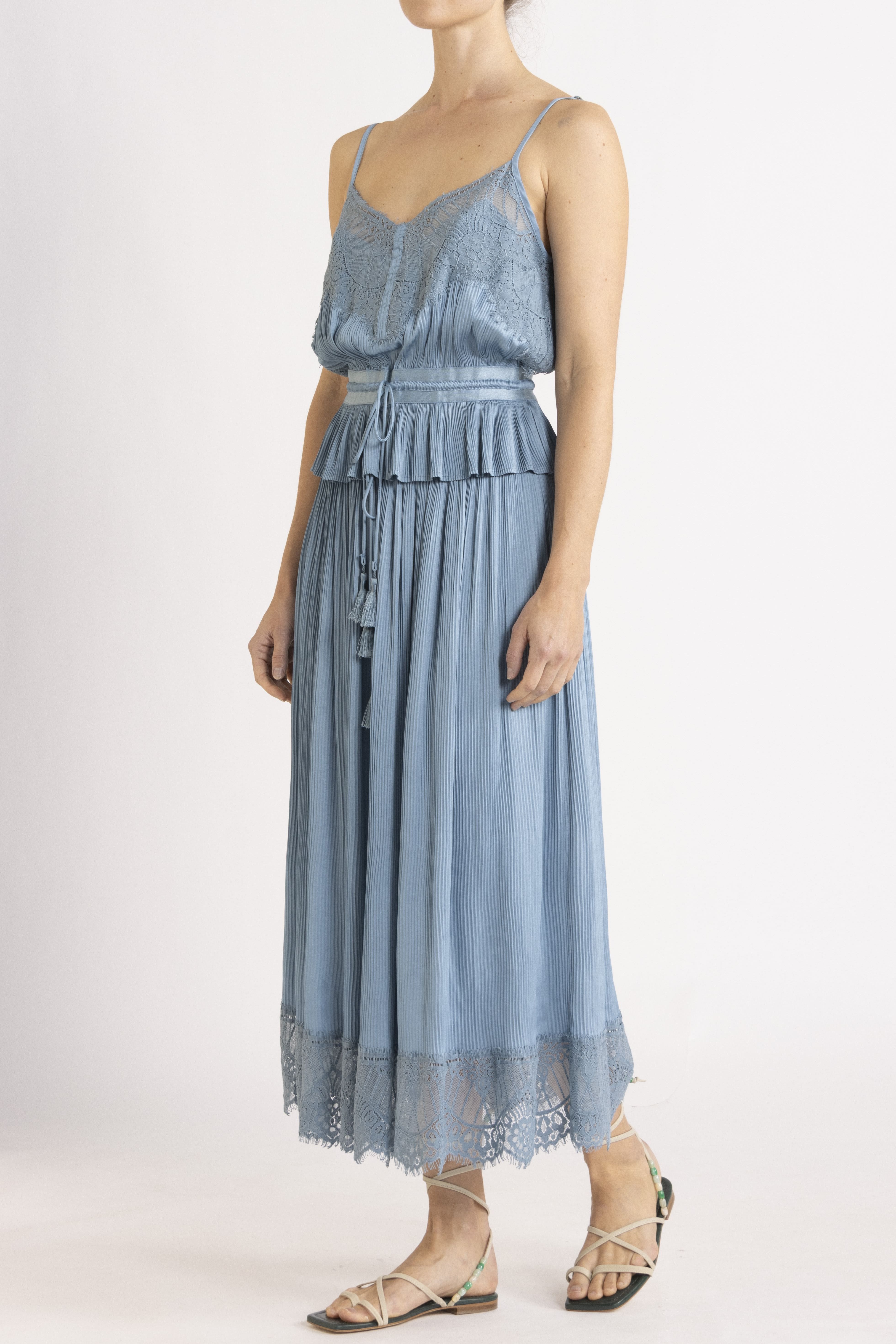 Valerie Lace Pleat Skirt
