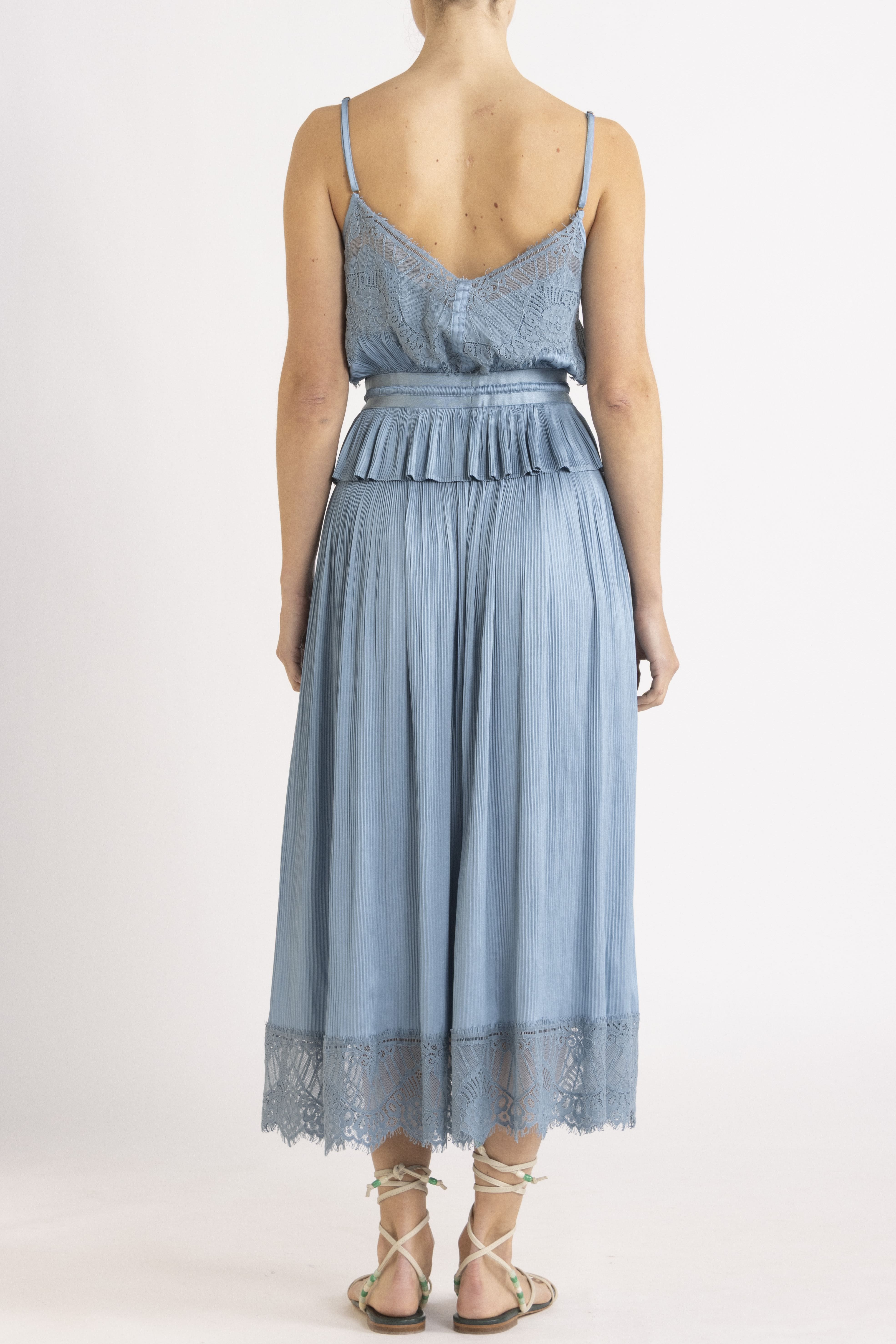 Valerie Lace Pleat Skirt