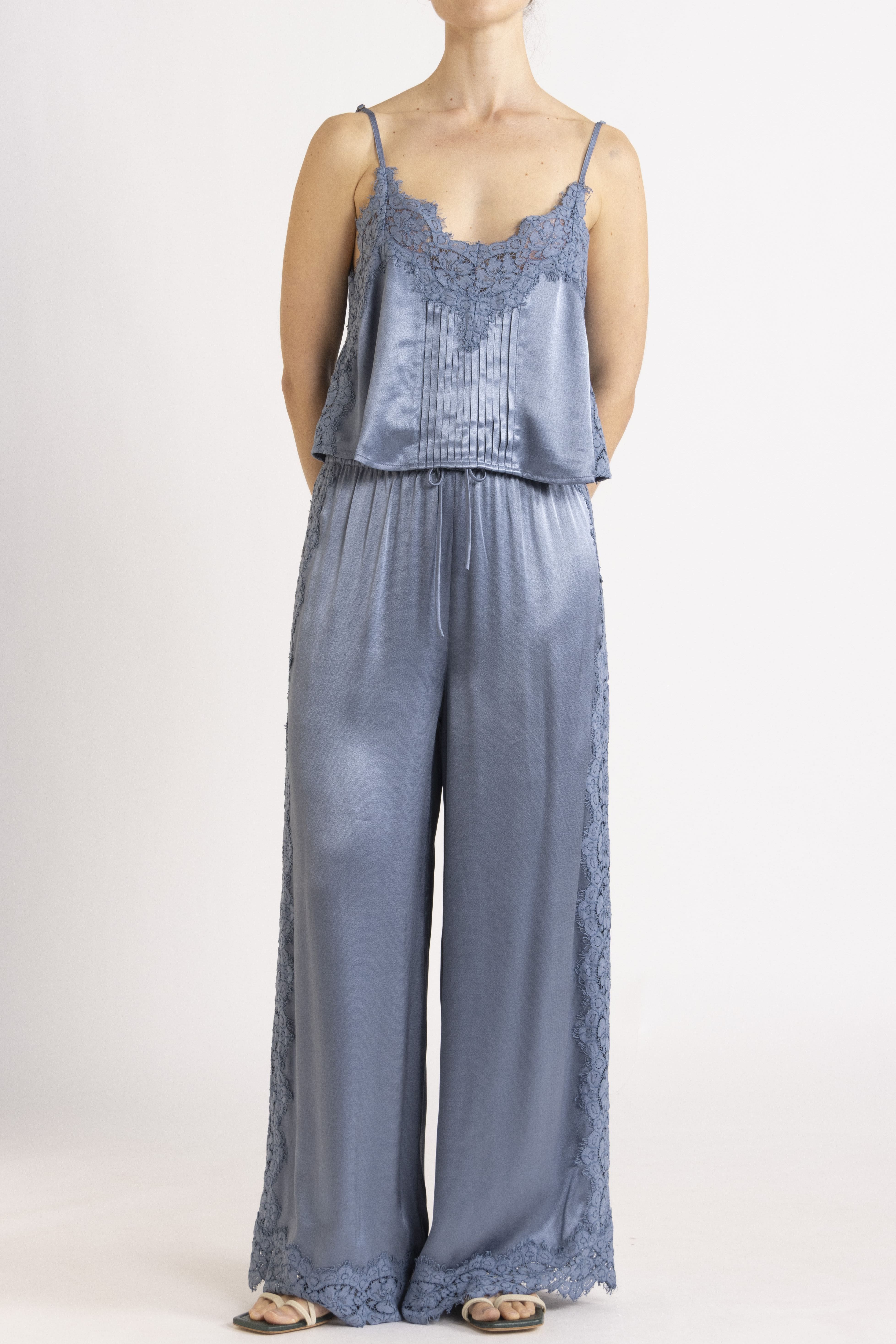 Lenny Satin Lace Cami