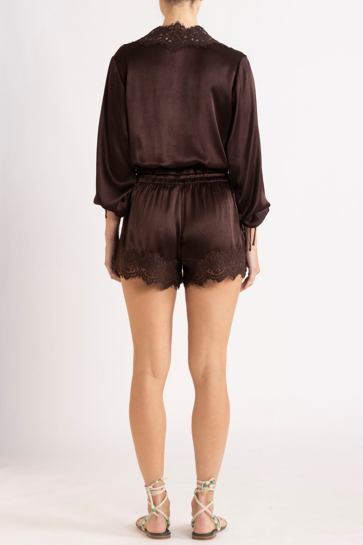 Lenny Satin Lace Short