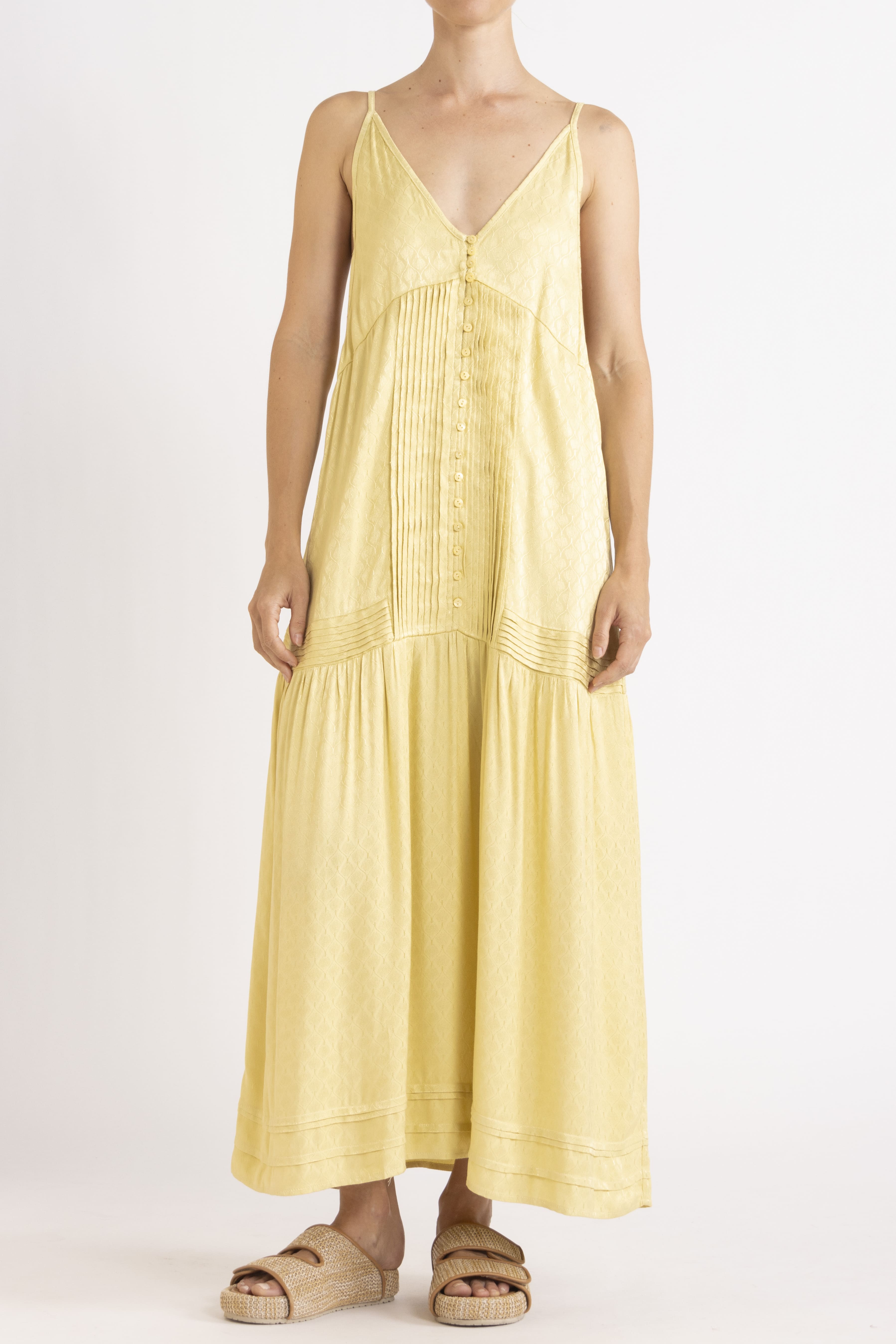 Sierra Jacquard Cami Dress