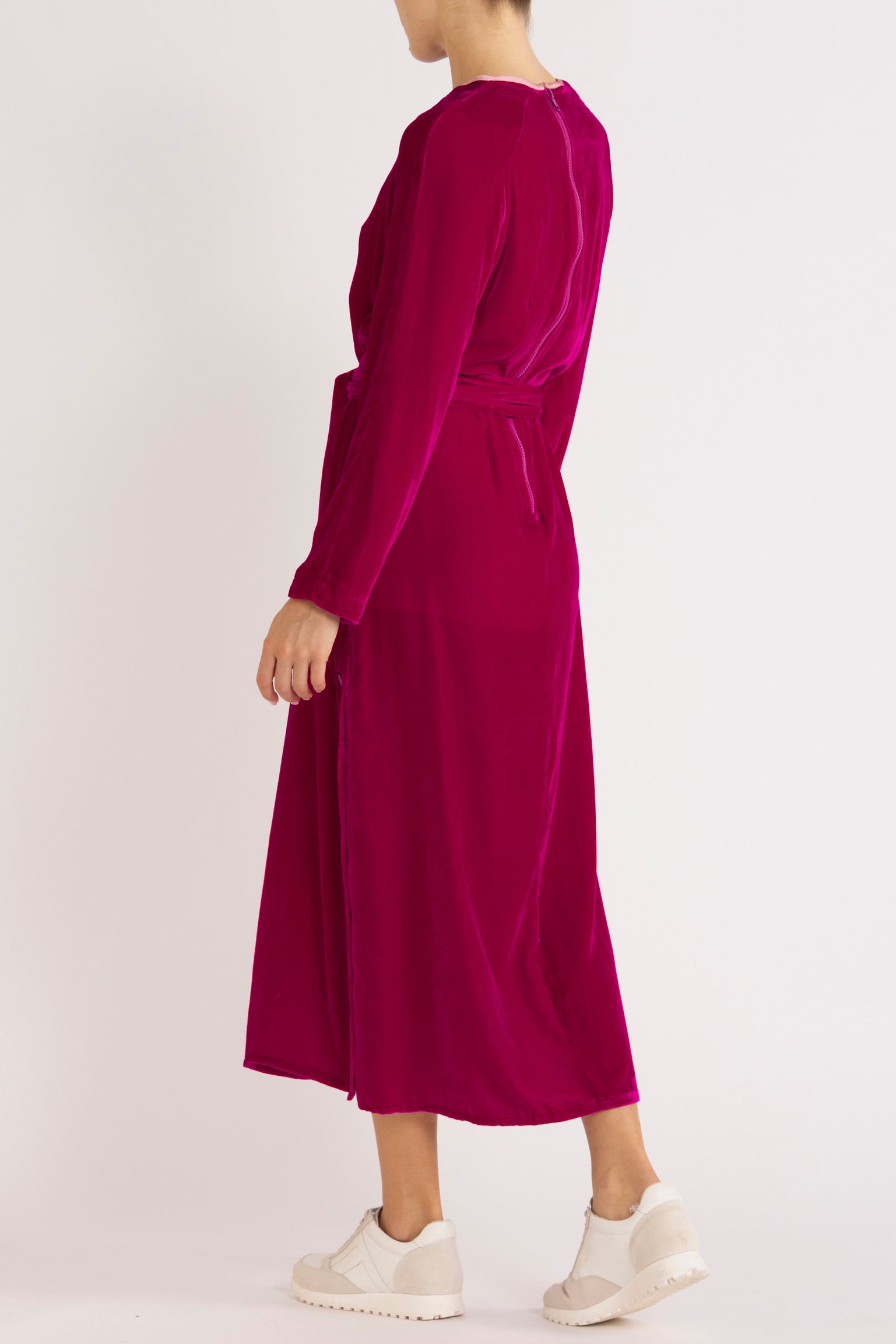 Aude Silk Velvet Dress