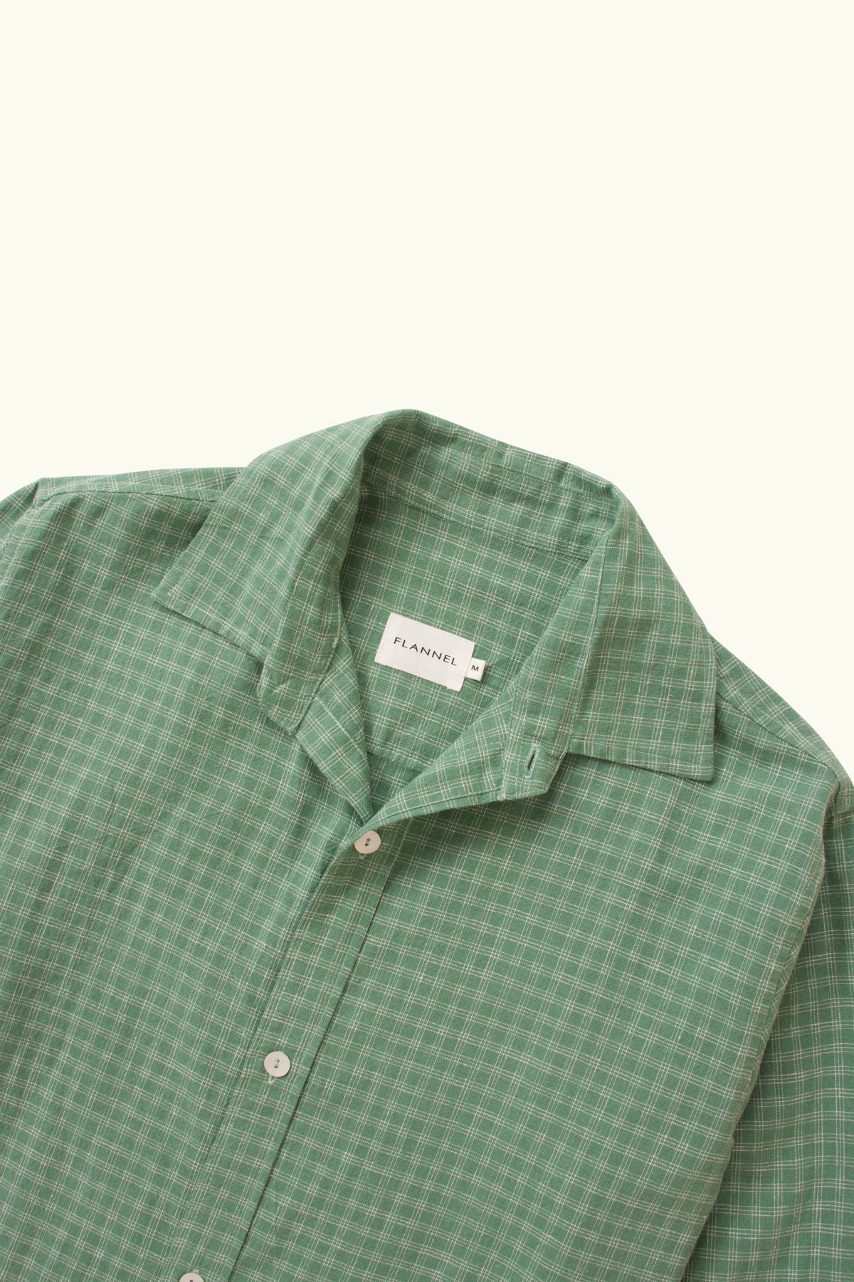 Lawrence Check Hemp Cotton Shirt