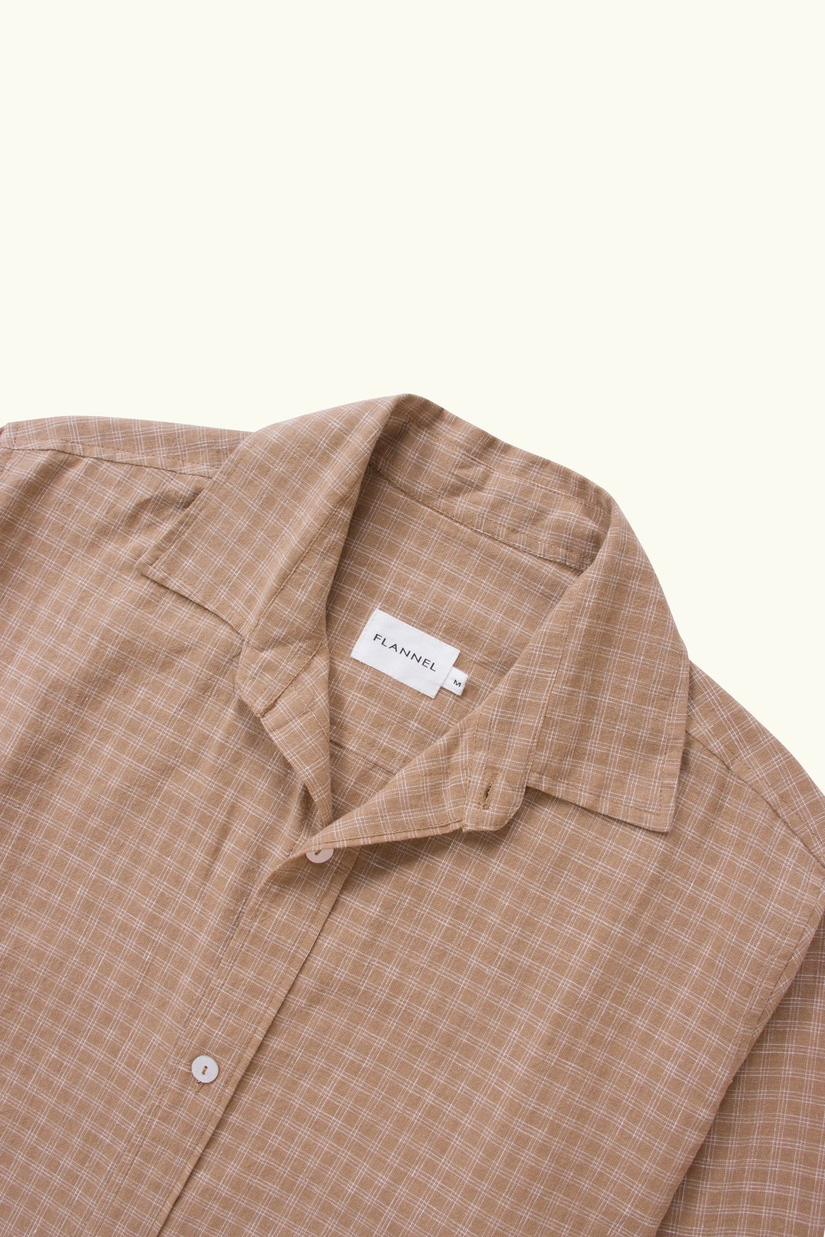Lawrence Check Hemp Cotton Shirt
