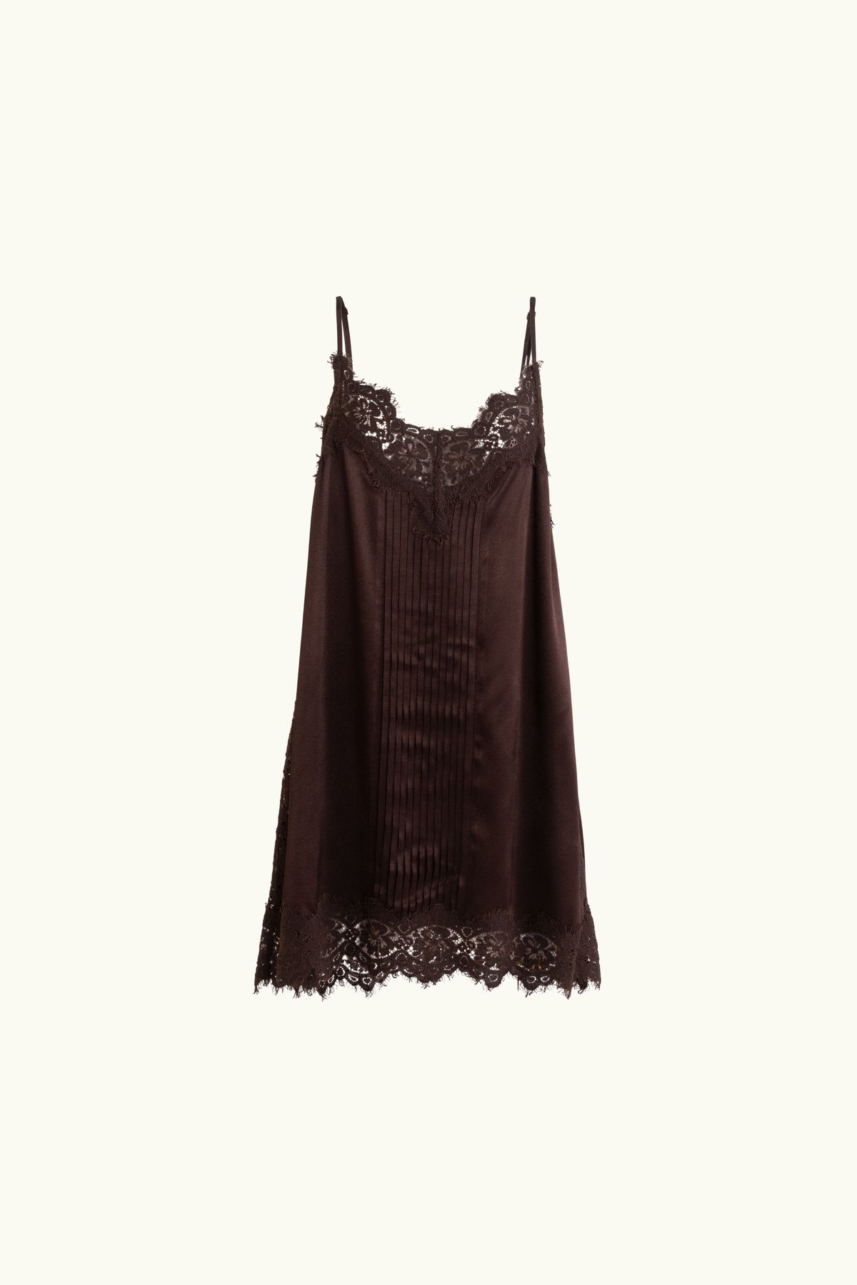 Lenny Satin Lace Short Slip Dress