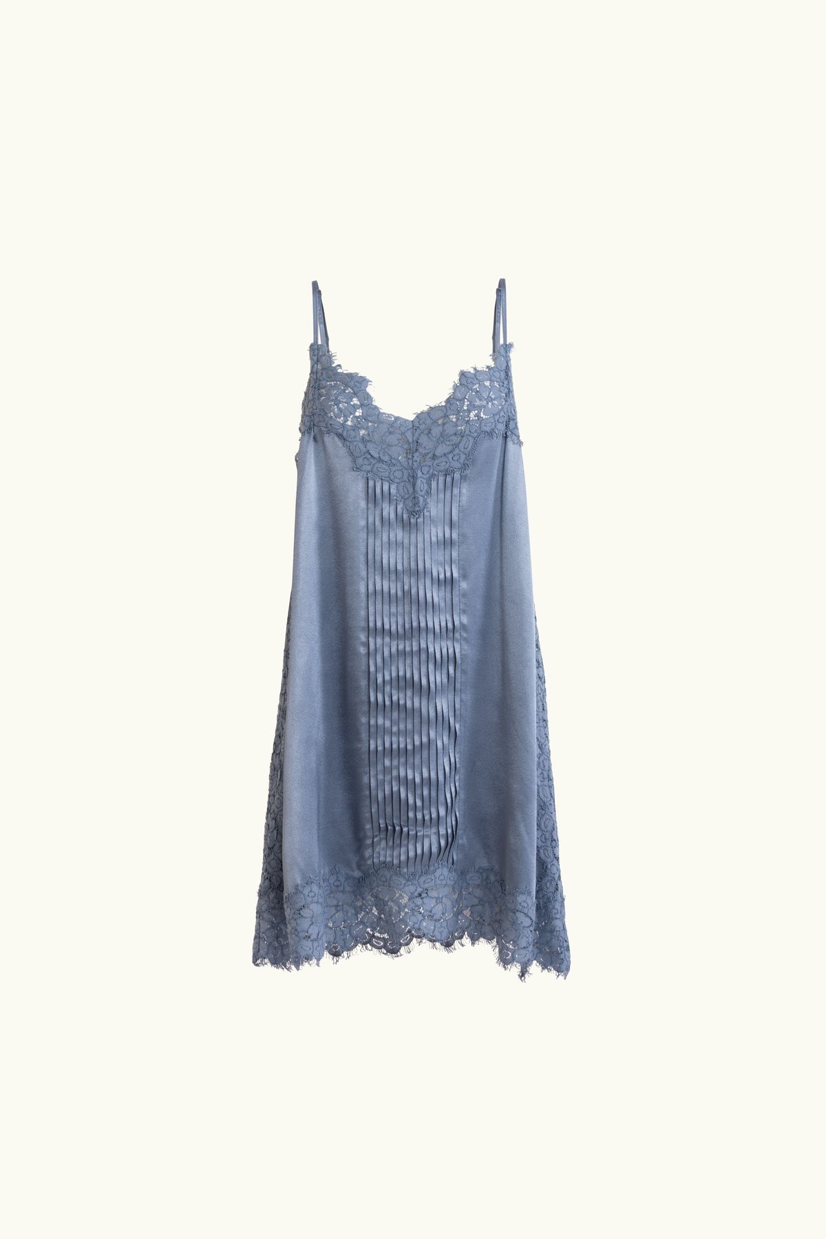Lenny Satin Lace Short Slip Dress