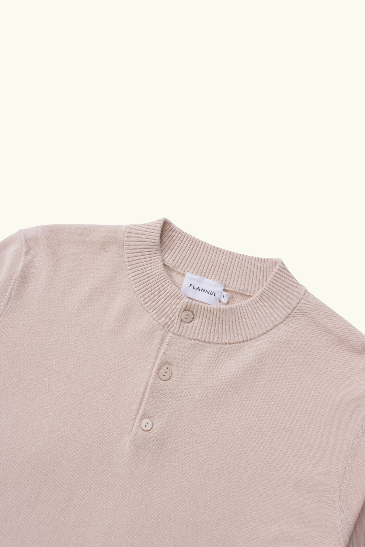 Luis Cotton Henley Knit