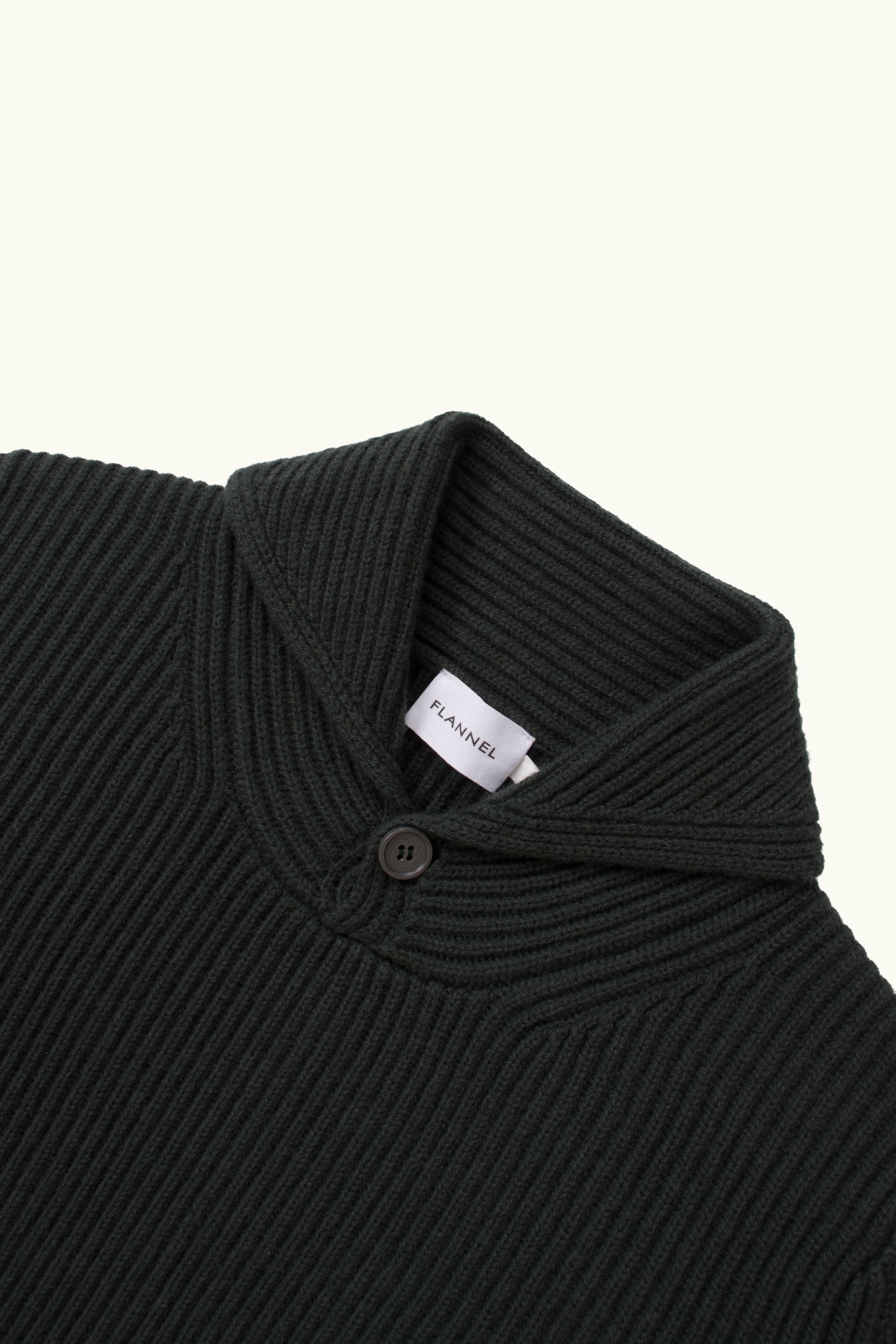 Marcus Wool-Cashmere Shawl Crew Sweater