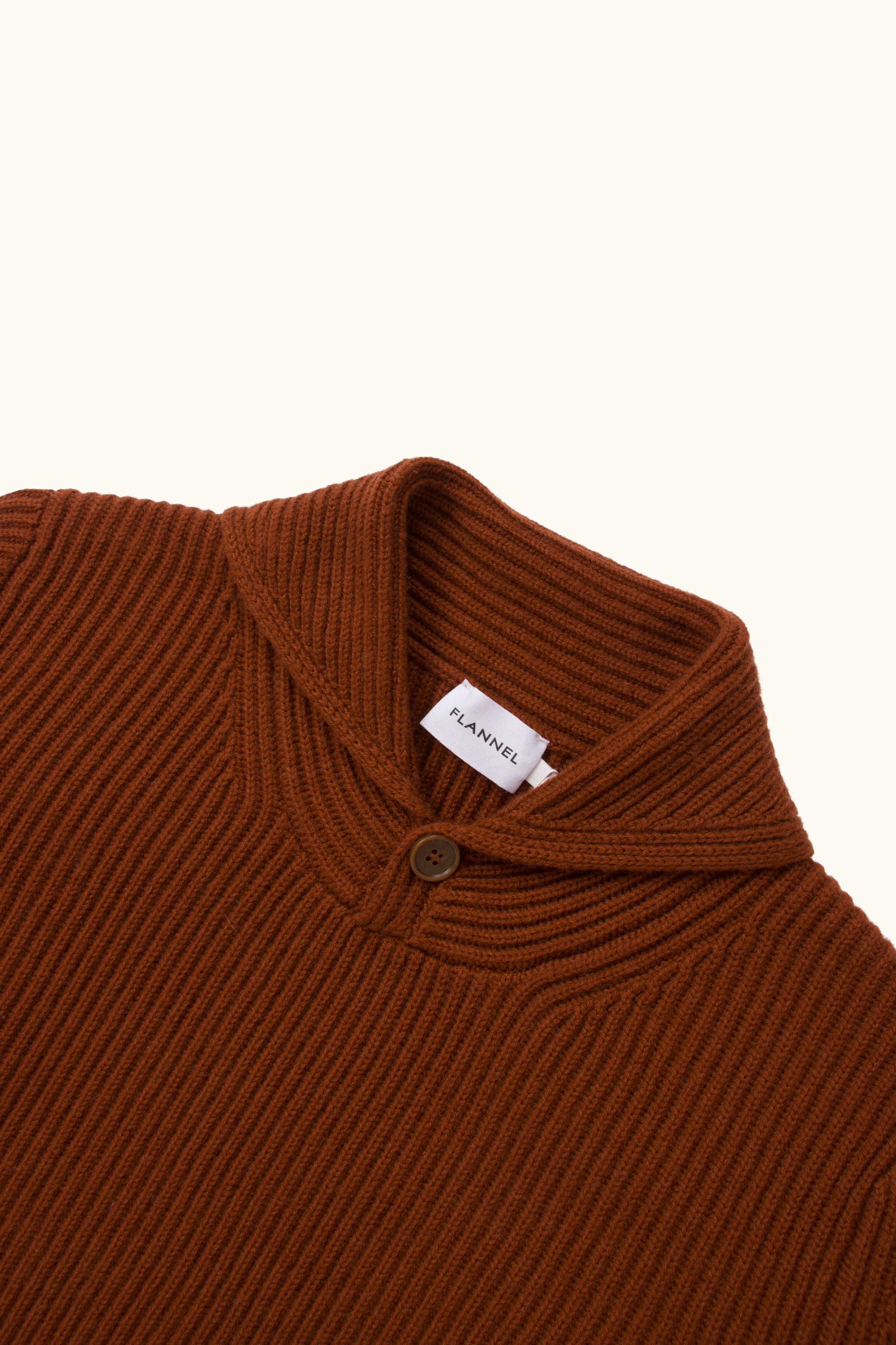 Marcus Wool-Cashmere Shawl Crew Sweater