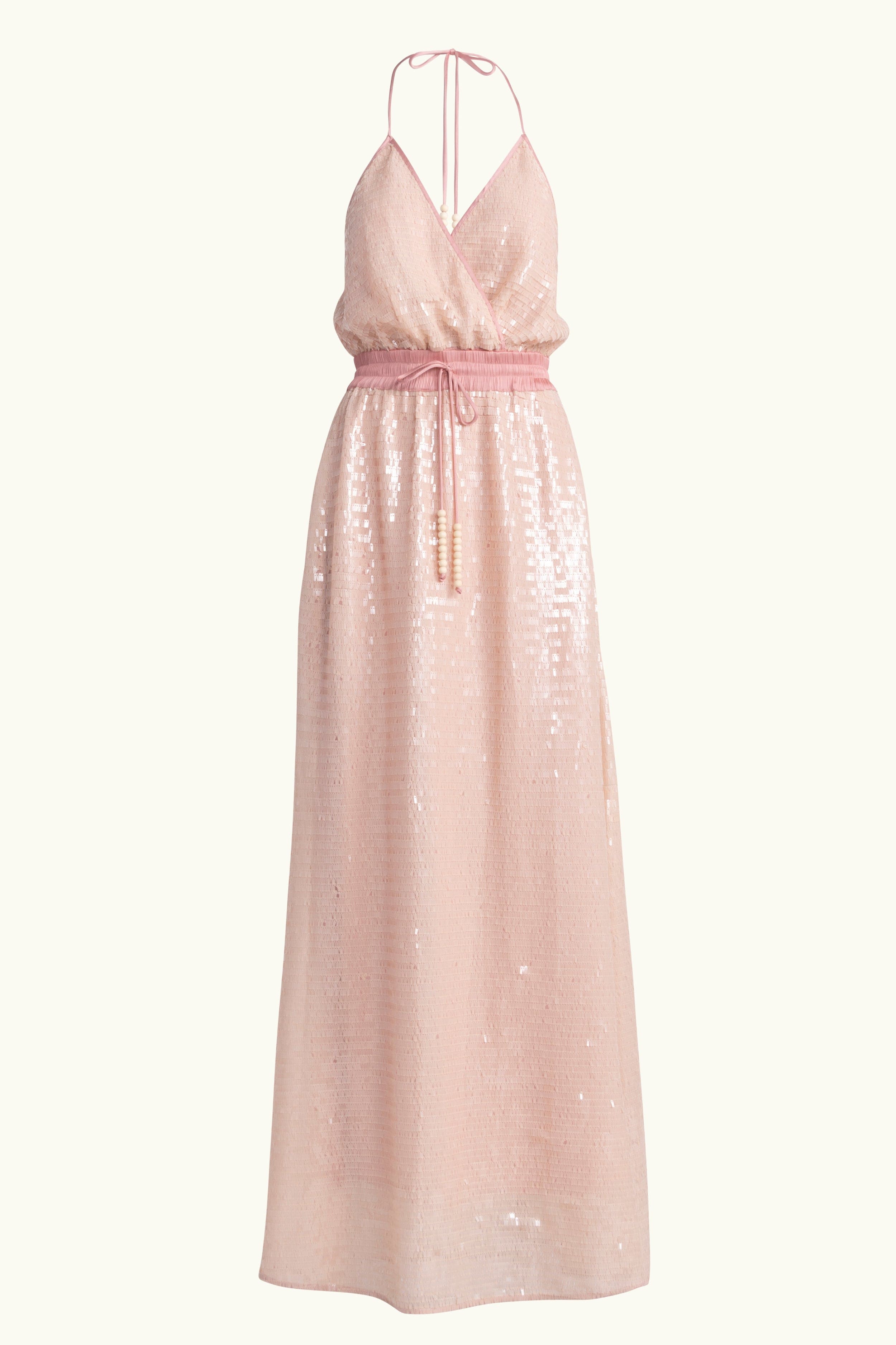 Marella Halter Neck Sequin Dress