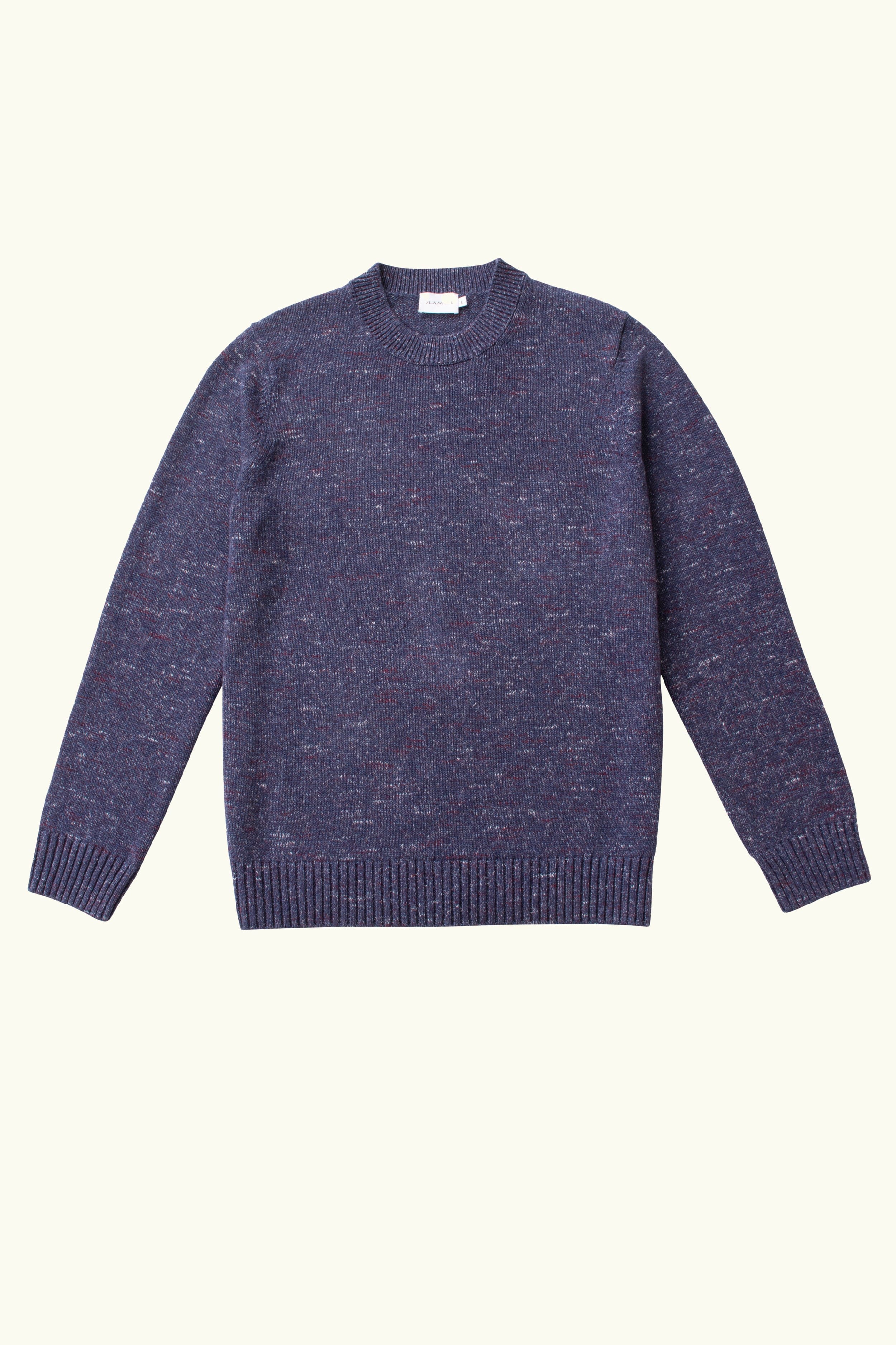 Milton Hemp-Cotton Knit Crew Sweater